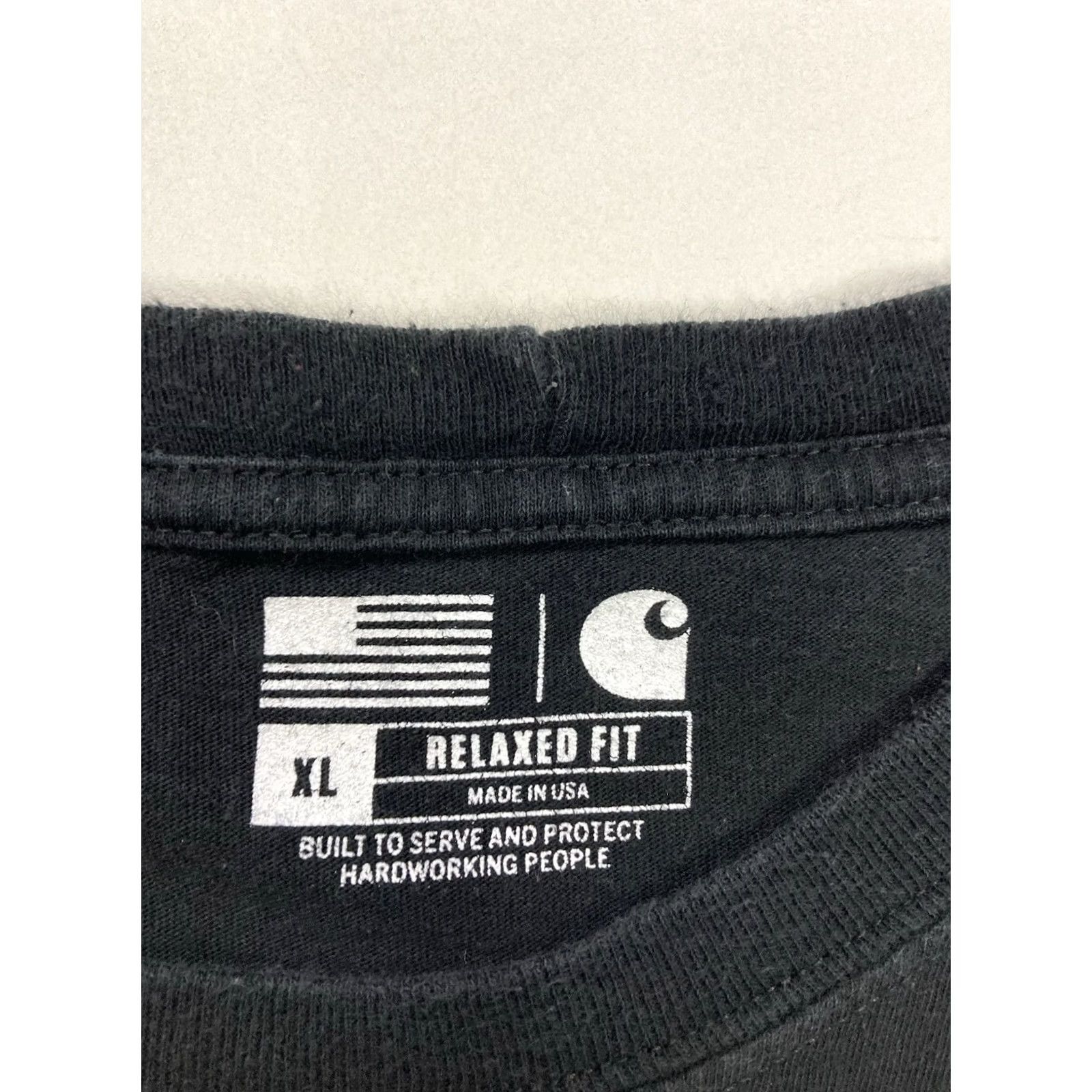 Carhartt Carhartt T-Shirt Men XL Black Graphic Logo Short Sleeve Crew Neck Relaxed All Seasons Decade Colorful Size US XL / EU 56 / 4 - 4 Thumbnail