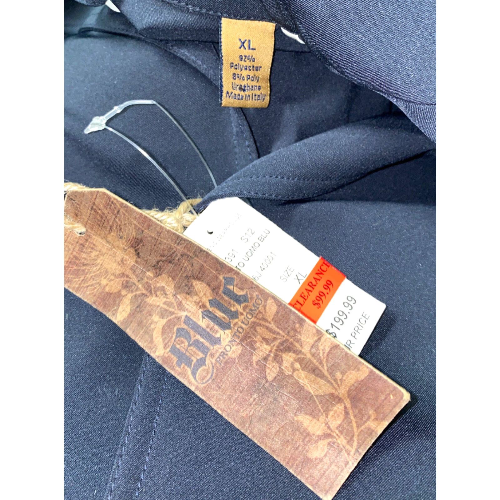 Pronto Uomo Pronto Uomo Blur 2 Button Sport Coat XL Blue - Mens Coat NWT Sports Style Regular Size XL - Pronto Uomo Blur Mens Blue 2 Button Sport Coat NWT Size US XL / EU 56 / 4 - 5 Thumbnail
