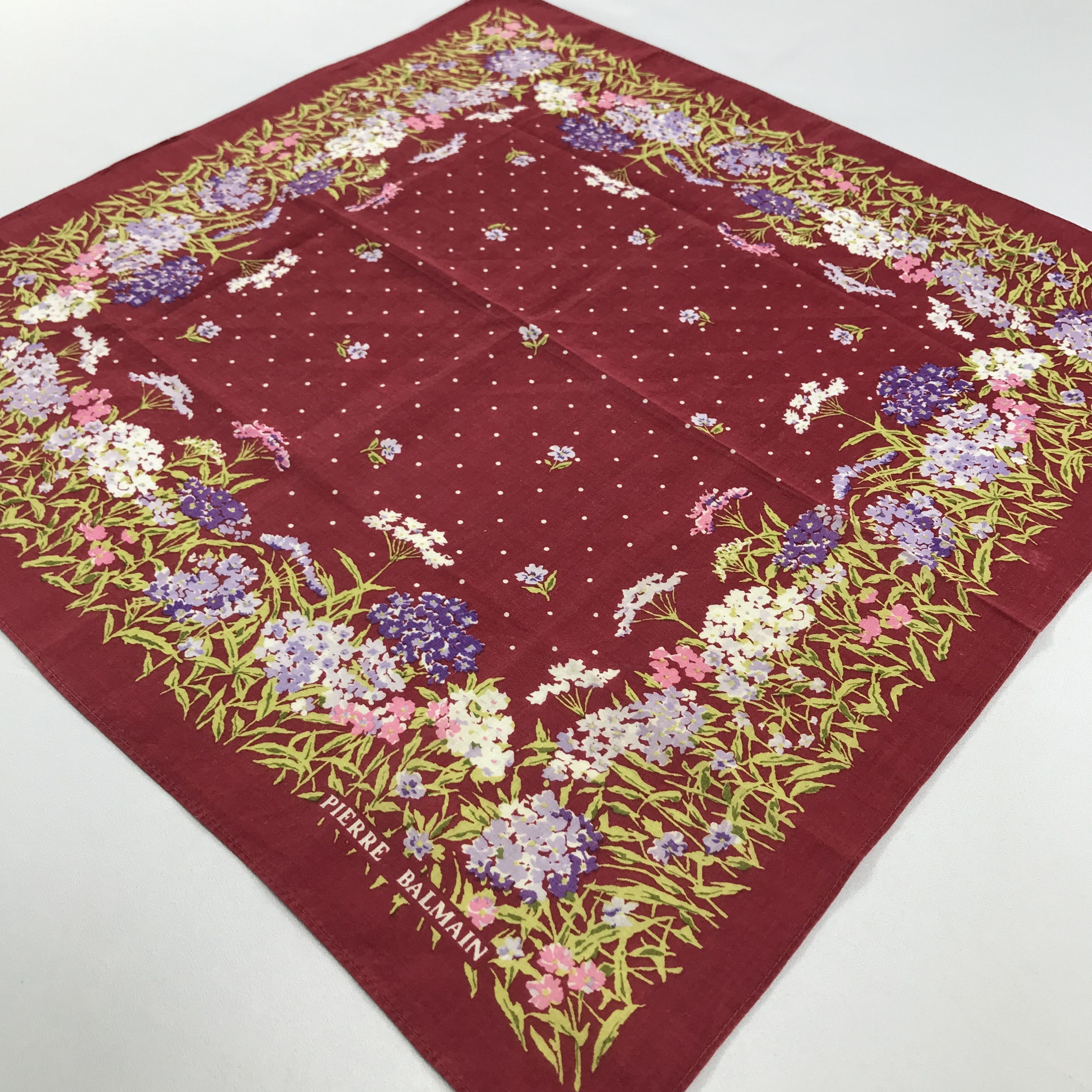 Vintage Pierre Balmain Bandana/ Handkerchief / Neckerchief Size ONE SIZE - 4 Thumbnail
