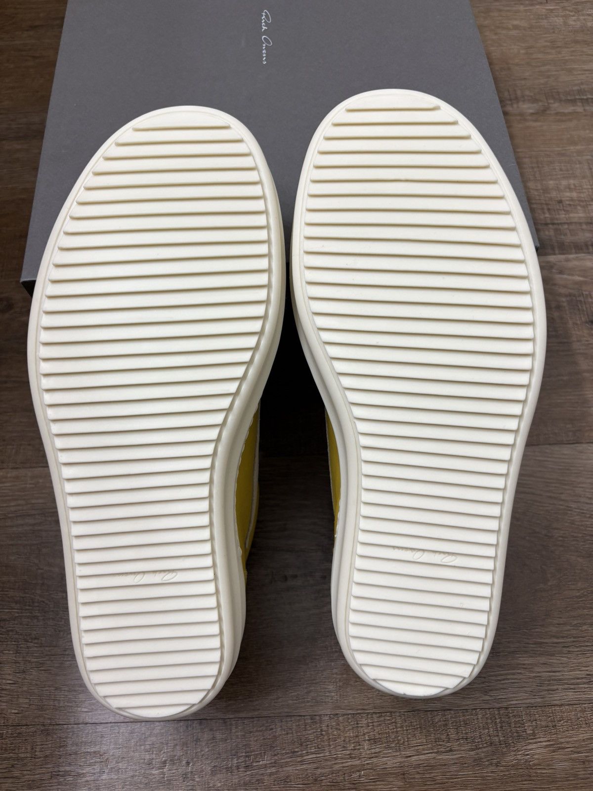 Rick Owens **RARE Rick Owens Vintage Sneak Lemon/Milk/Milk Size US 7 / EU 40 - 10 Thumbnail