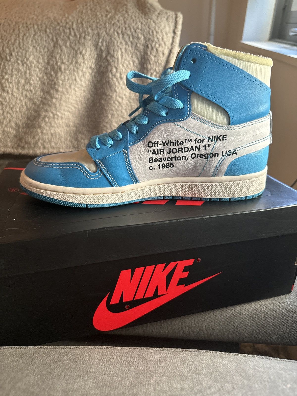Off-White Off White x Air Jordan 1 OG 'UNC' | Grailed Off-White Off White x Air Jordan 1 OG 'UNC' | Grailed