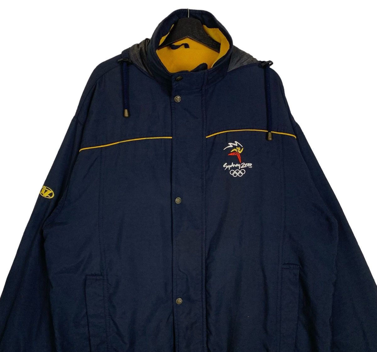 Japanese Brand Line 7 Syedney Olimpic 200 Sportwear Vintage Jacket Size US XL / EU 56 / 4 - 2 Thumbnail