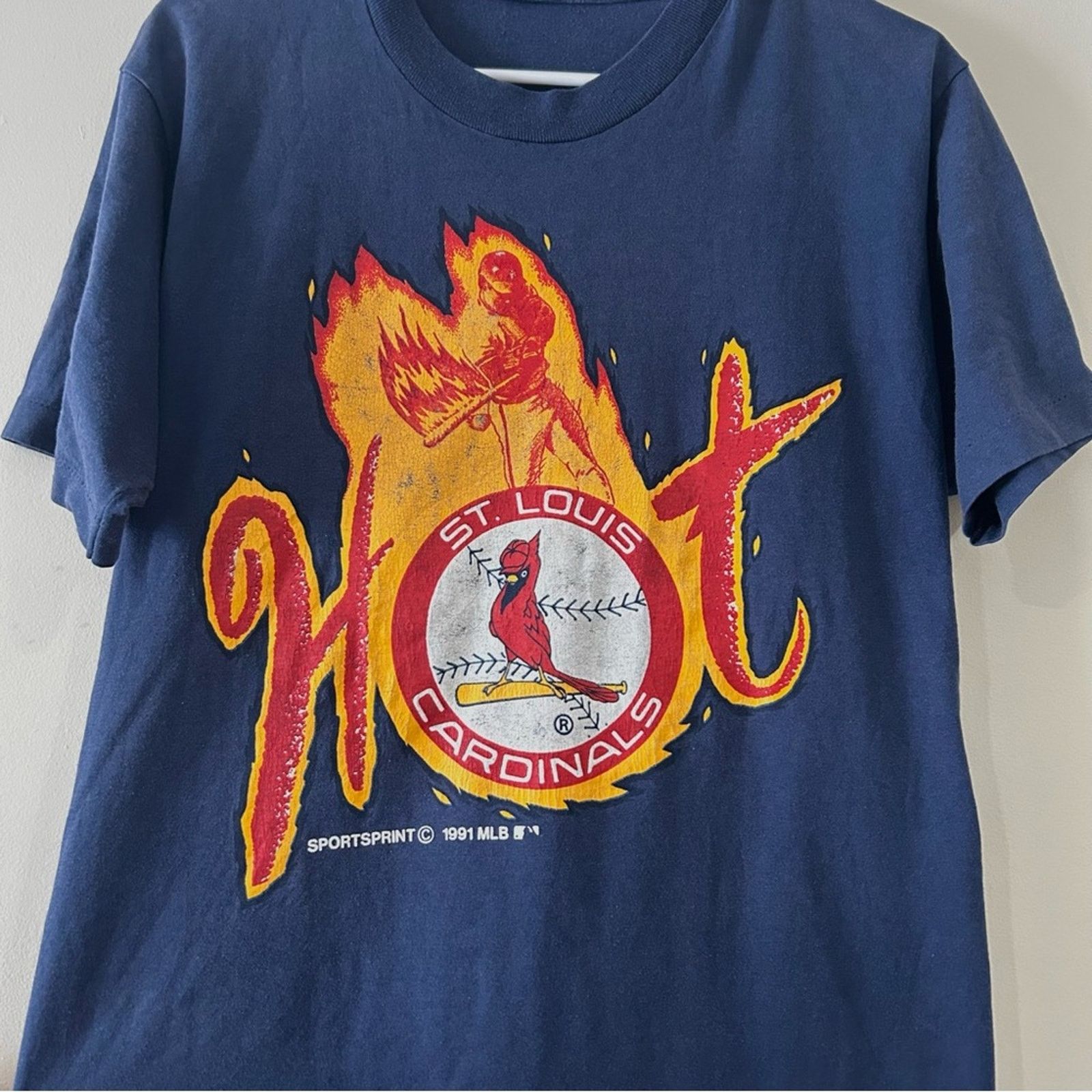 Other Vintage 1991 St. Louis Cardinals Hot Baseball Shirt Size US M / EU 48-50 / 2 - 2 Thumbnail