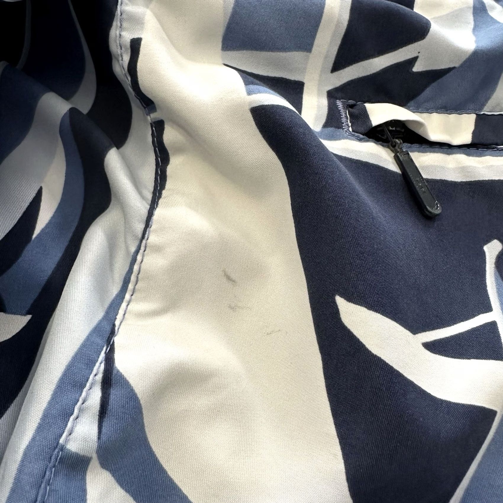 Eddie Bauer VINTAGE Eddie Bauer Swim Trunks Mens 2XL Navy Blue Sail Boat Print 21” Trunks Size US 39 - 5 Thumbnail