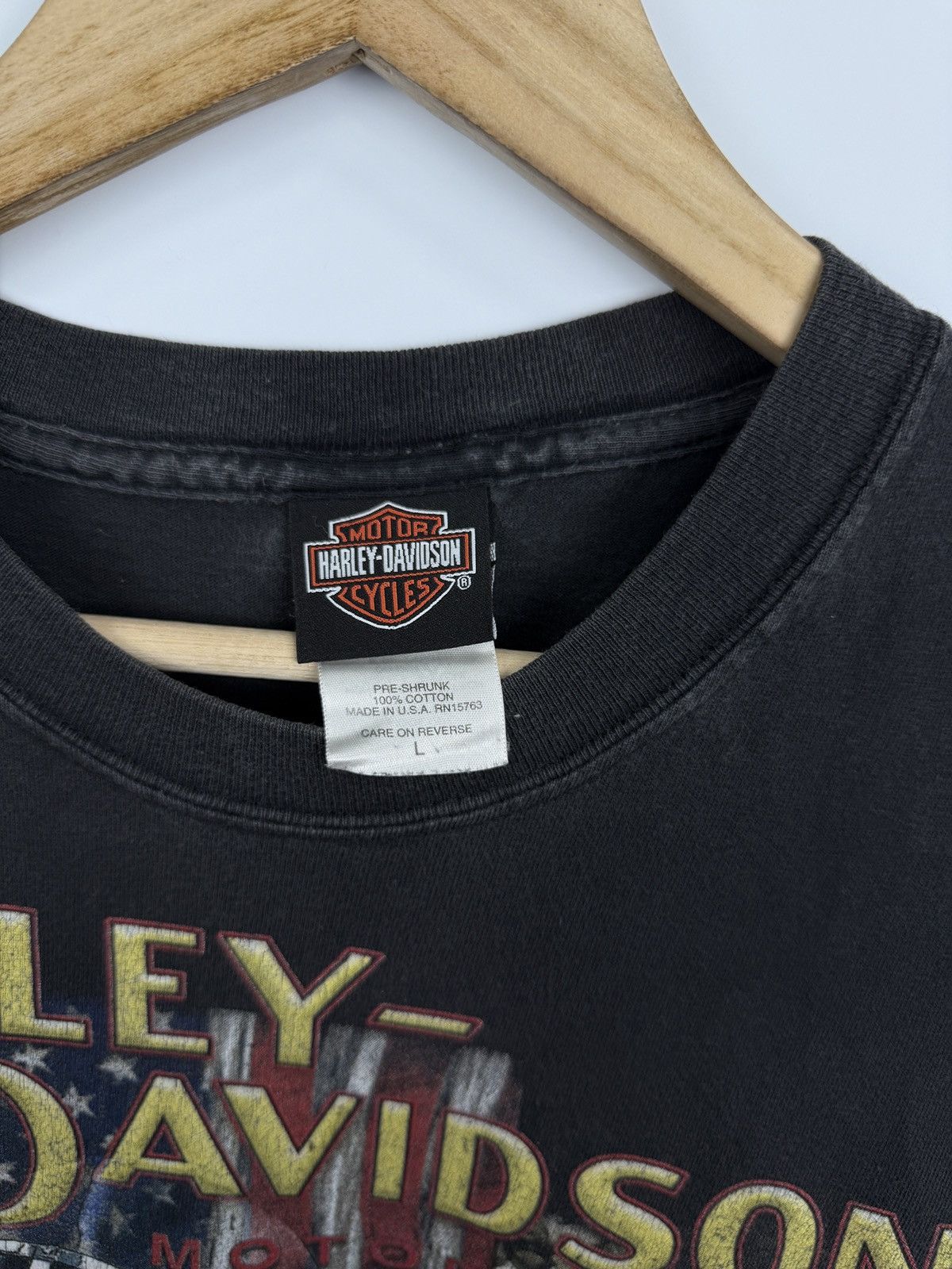 Harley Davidson 🇺🇸 Vintage 2002 Harley Davidson 100th Anniversary USA T-Shirt Size US L / EU 52-54 / 3 - 7 Thumbnail