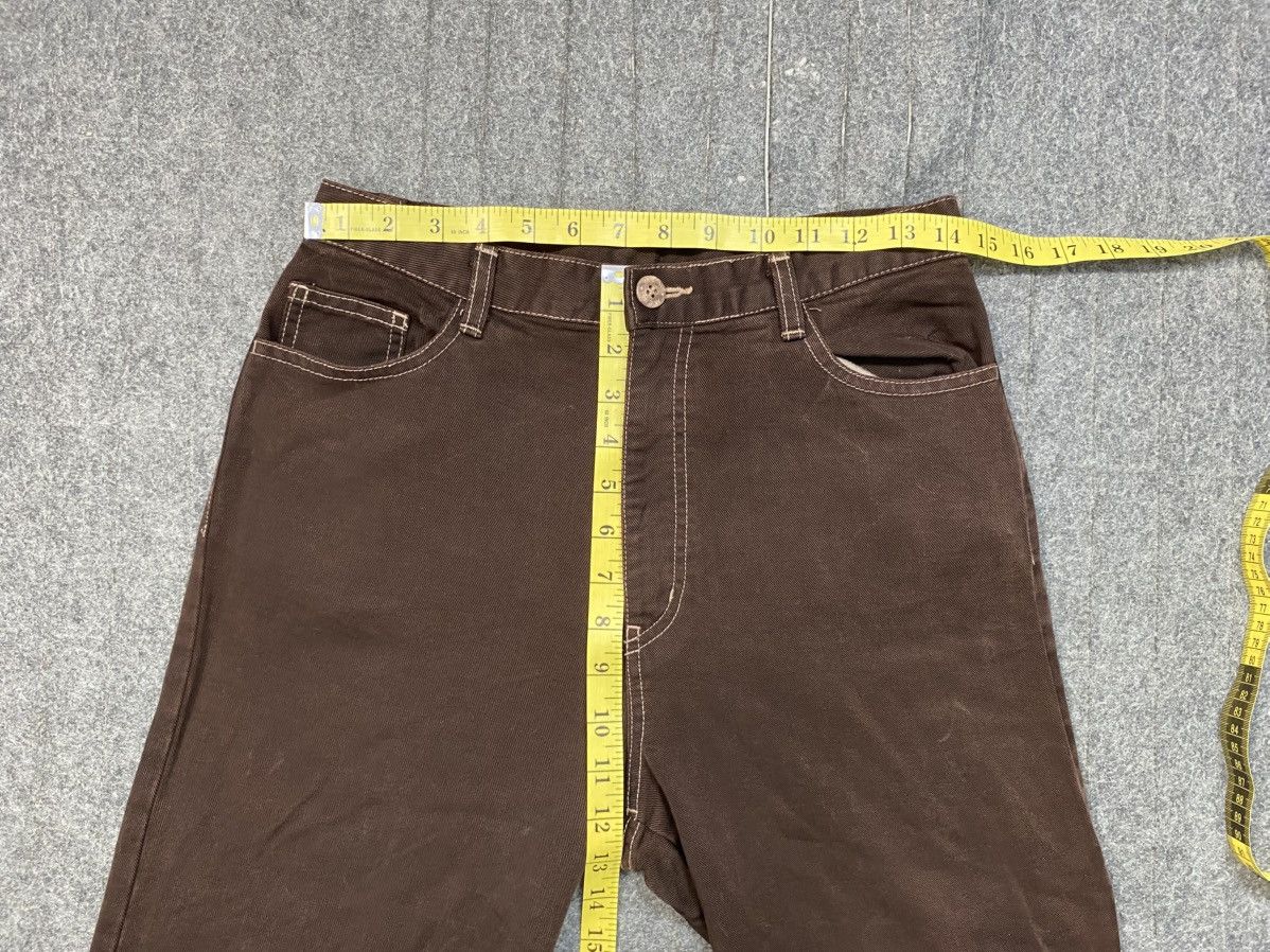 MCM MCM Legere Brown Khaki Denim Jeans Straight Waist Size 28 Size 28" / US 6 / IT 42 - 14 Thumbnail