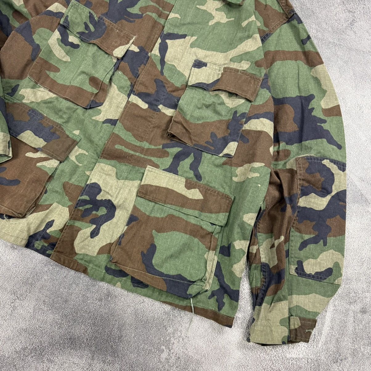 Vintage Vintage US ARMY BDU woodland jacket camouflage ripstop Size US XXL / EU 58 / 5 - 4 Thumbnail