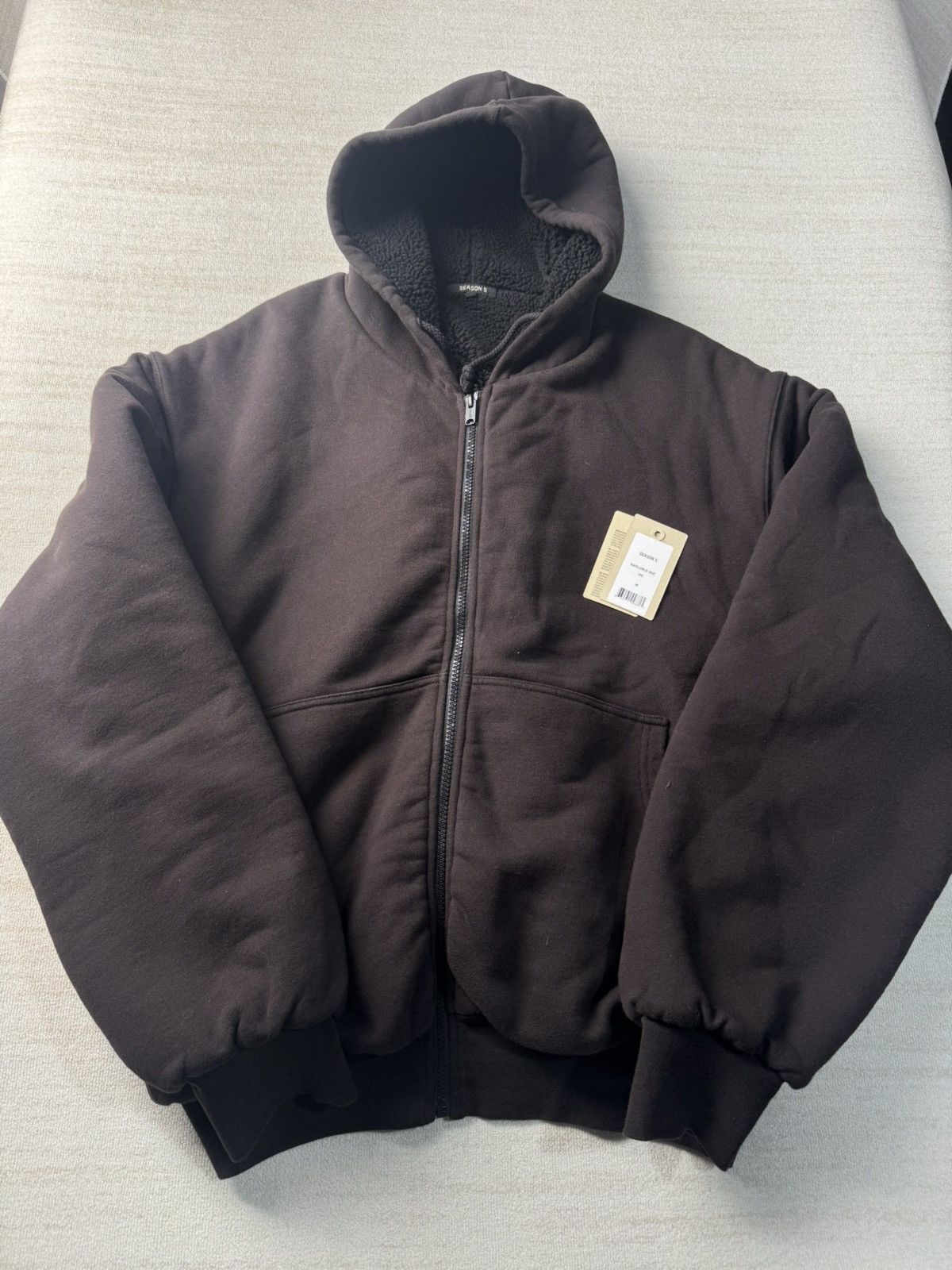 Yeezy Yeezy season 5 sherpa lined hoodie Size US M / EU 48-50 / 2 - 1 Thumbnail