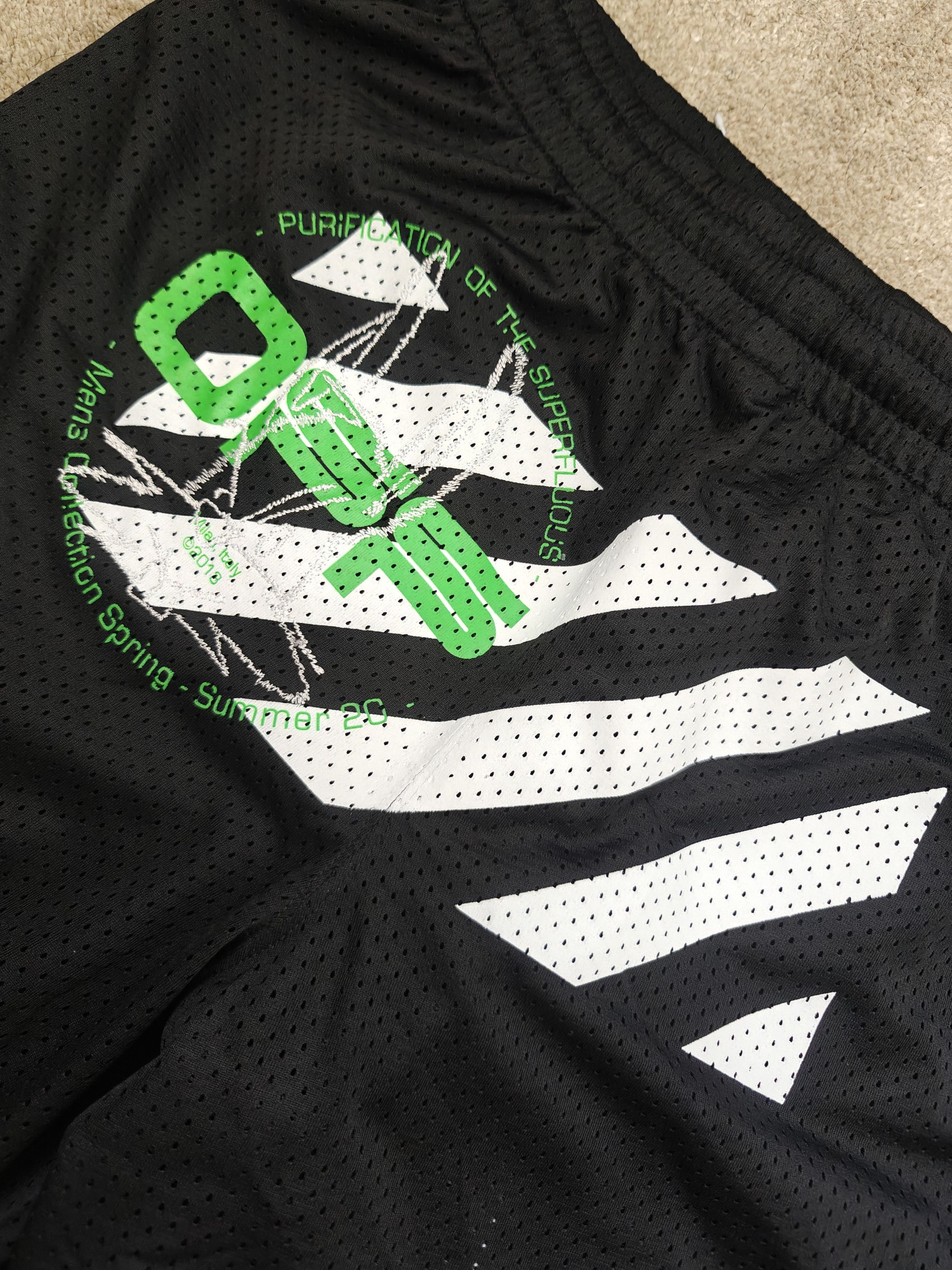 Off-White Off-White Harry the Bunny Basketball Shorts Size US 34 / EU 50 - 3 Thumbnail