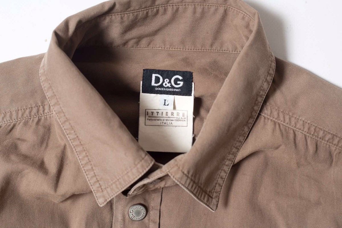 Dolce & Gabbana Dolce & Gabbana Military Shirt Size US L / EU 52-54 / 3 - 4 Thumbnail