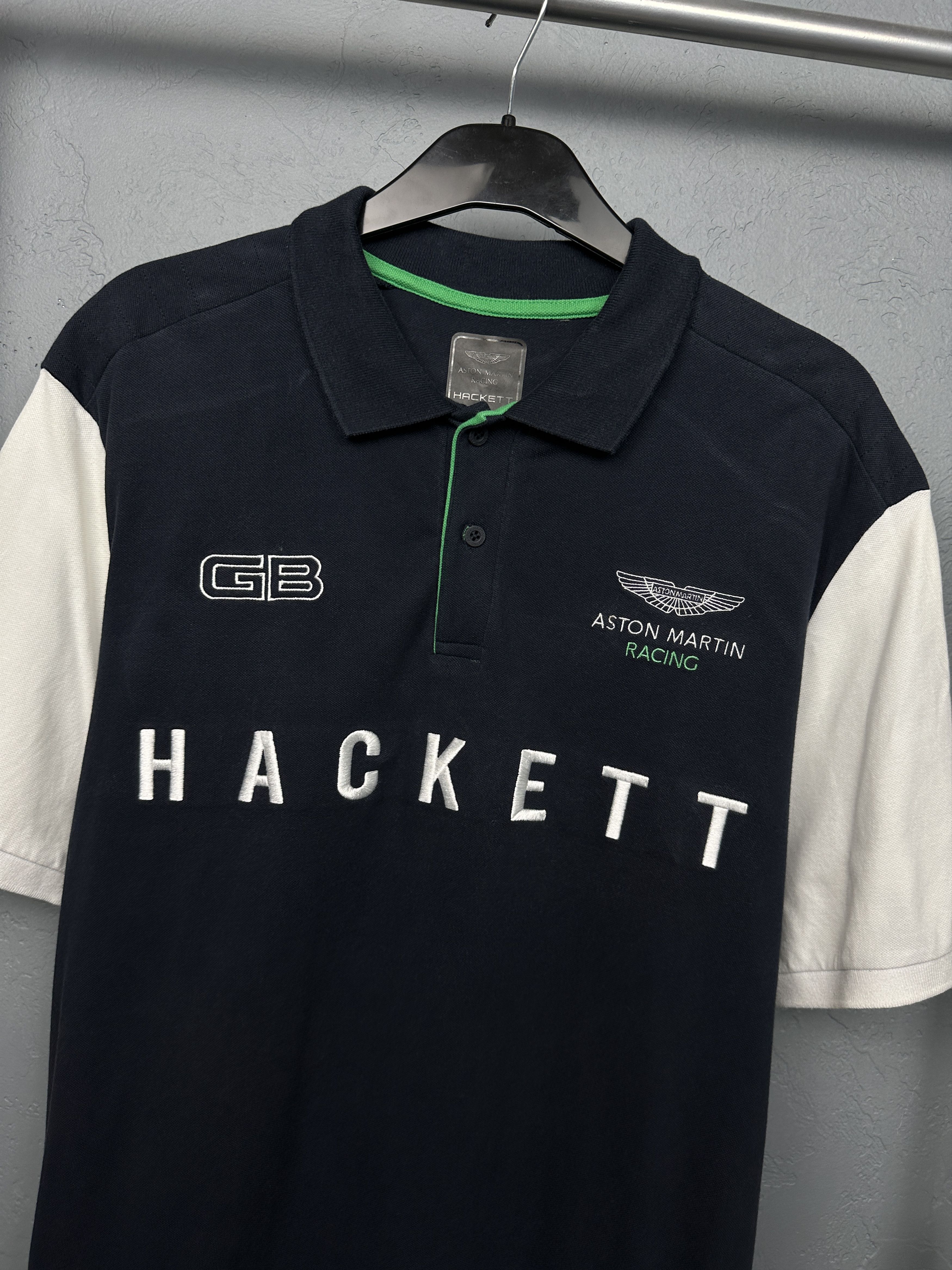 Hackett Aston Martin by Hackett Mens Polo Shirt Size US XL / EU 56 / 4 - 2 Thumbnail