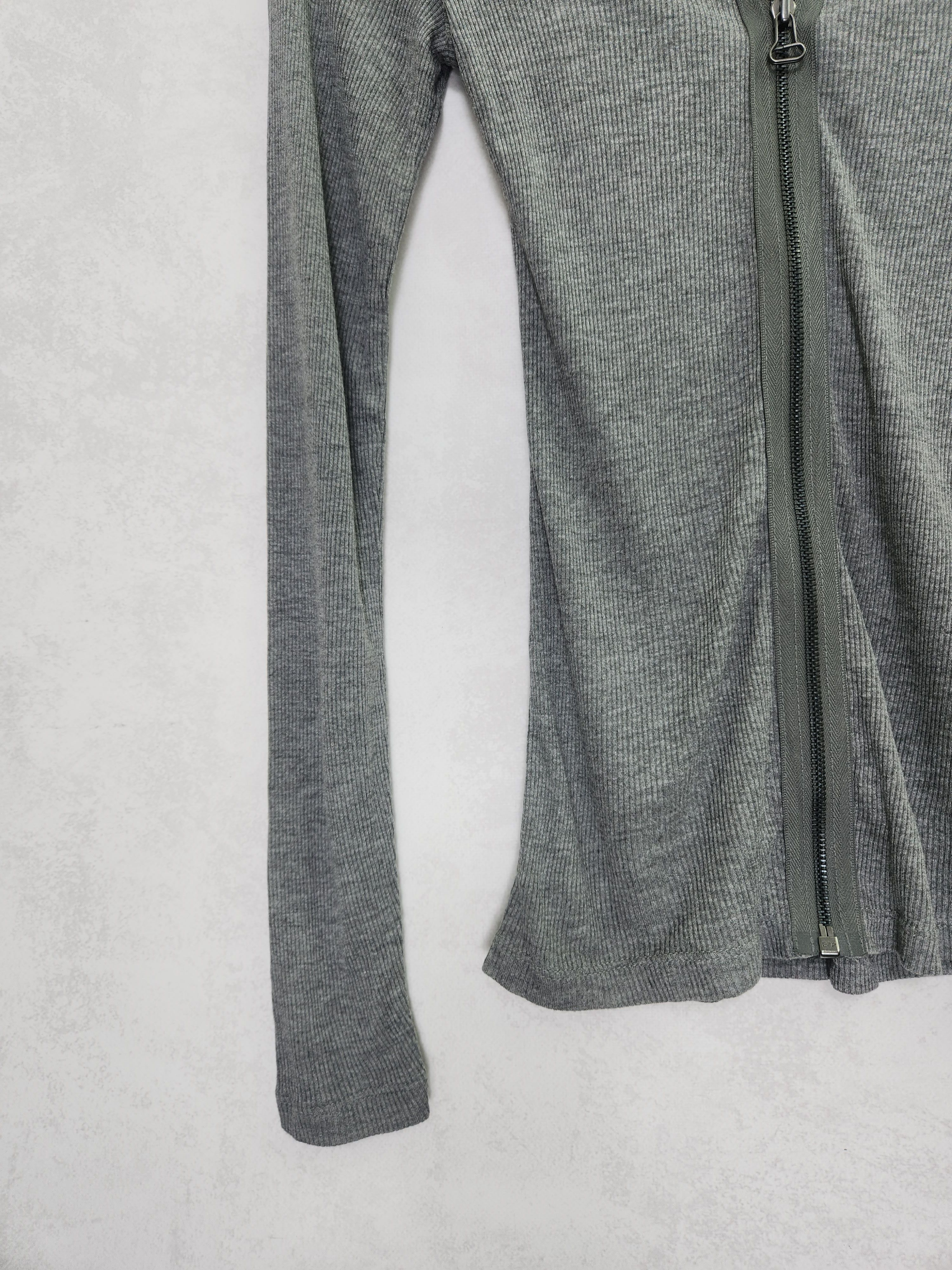 Alexander Wang T Alexander Wang gray modal full zip long sleeve size S Size S / US 4 / IT 40 - 3 Thumbnail