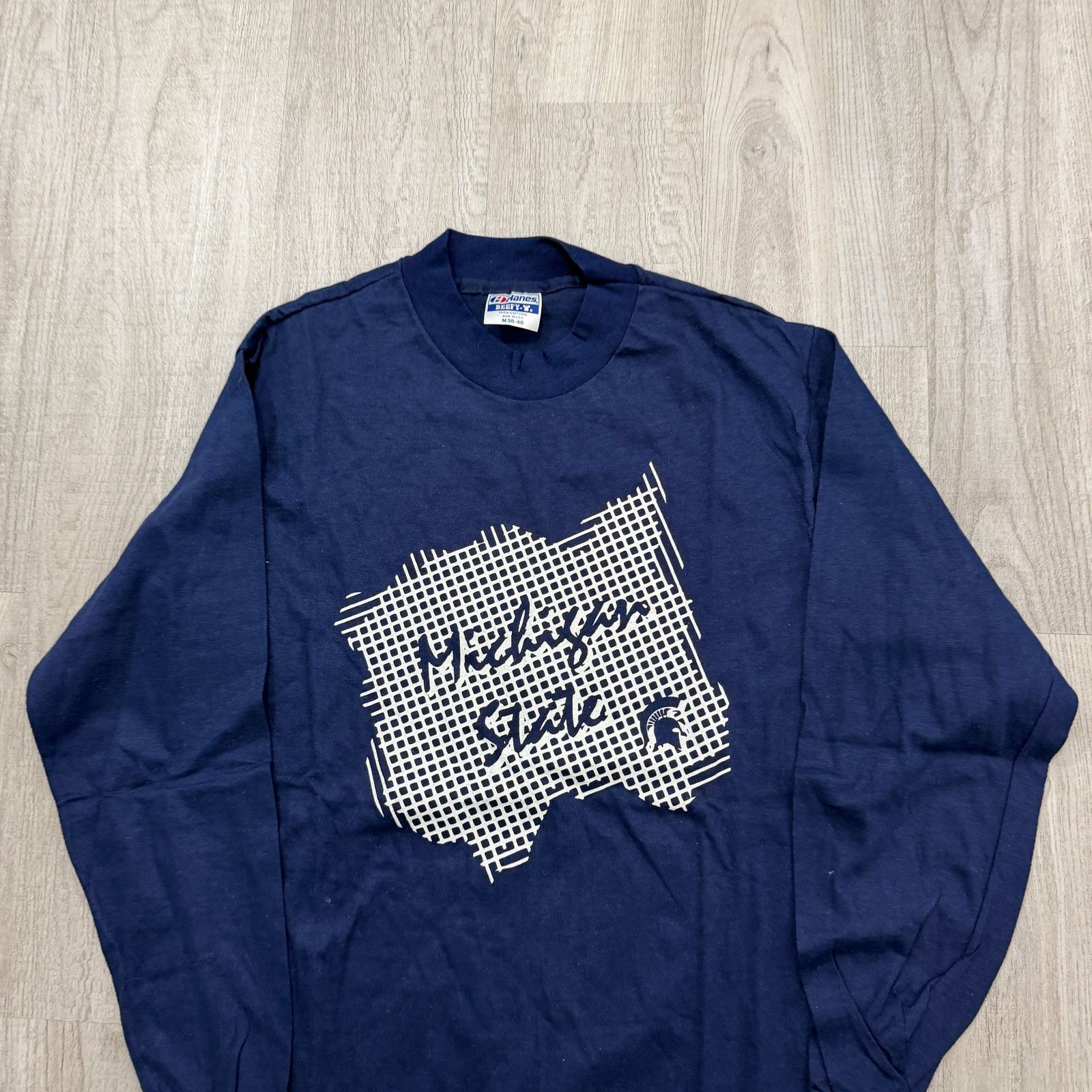Vintage Vintage Michigan State Spartans Long Sleeve Shirt Medium Size US M / EU 48-50 / 2 - 2 Thumbnail