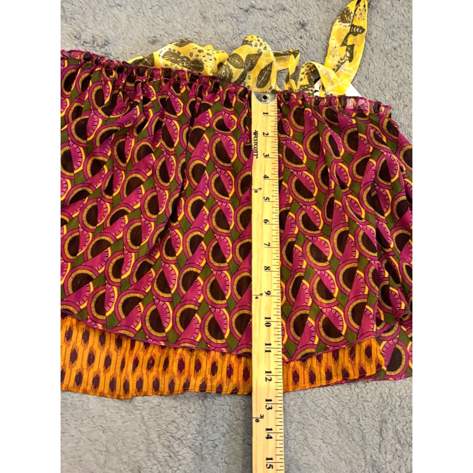 Zara Zara Halter Top Womens XS Multicolor Lightweight Casual Boho NWT Size XS / US 0-2 / IT 36-38 - 5 Thumbnail