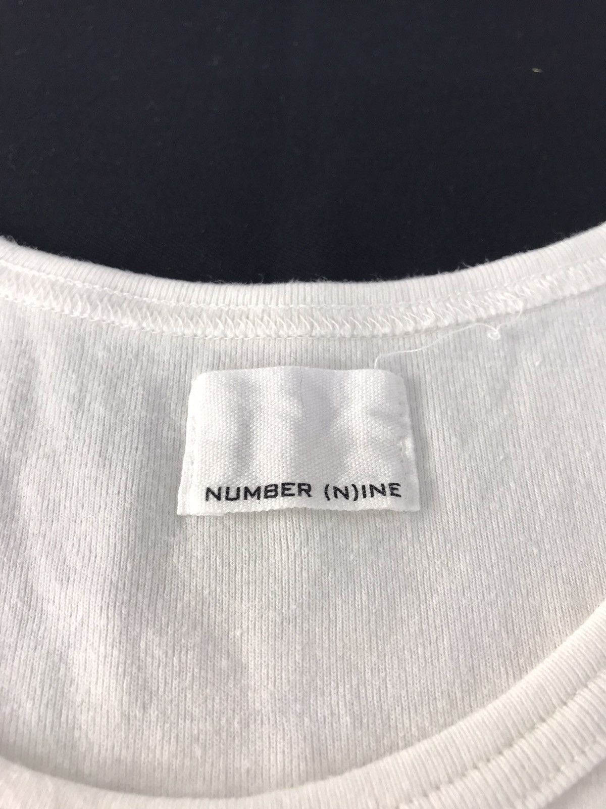 Japanese Brand Number (N)ine White Inner Thin Singlet Sleeveless Tee Size US S / EU 44-46 / 1 - 4 Thumbnail
