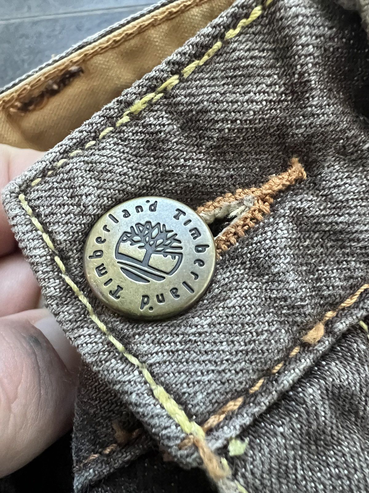Timberland × Vintage Vintage Timberland Flared Faded Pants Travis Y2K Size US 33 - 15 Thumbnail