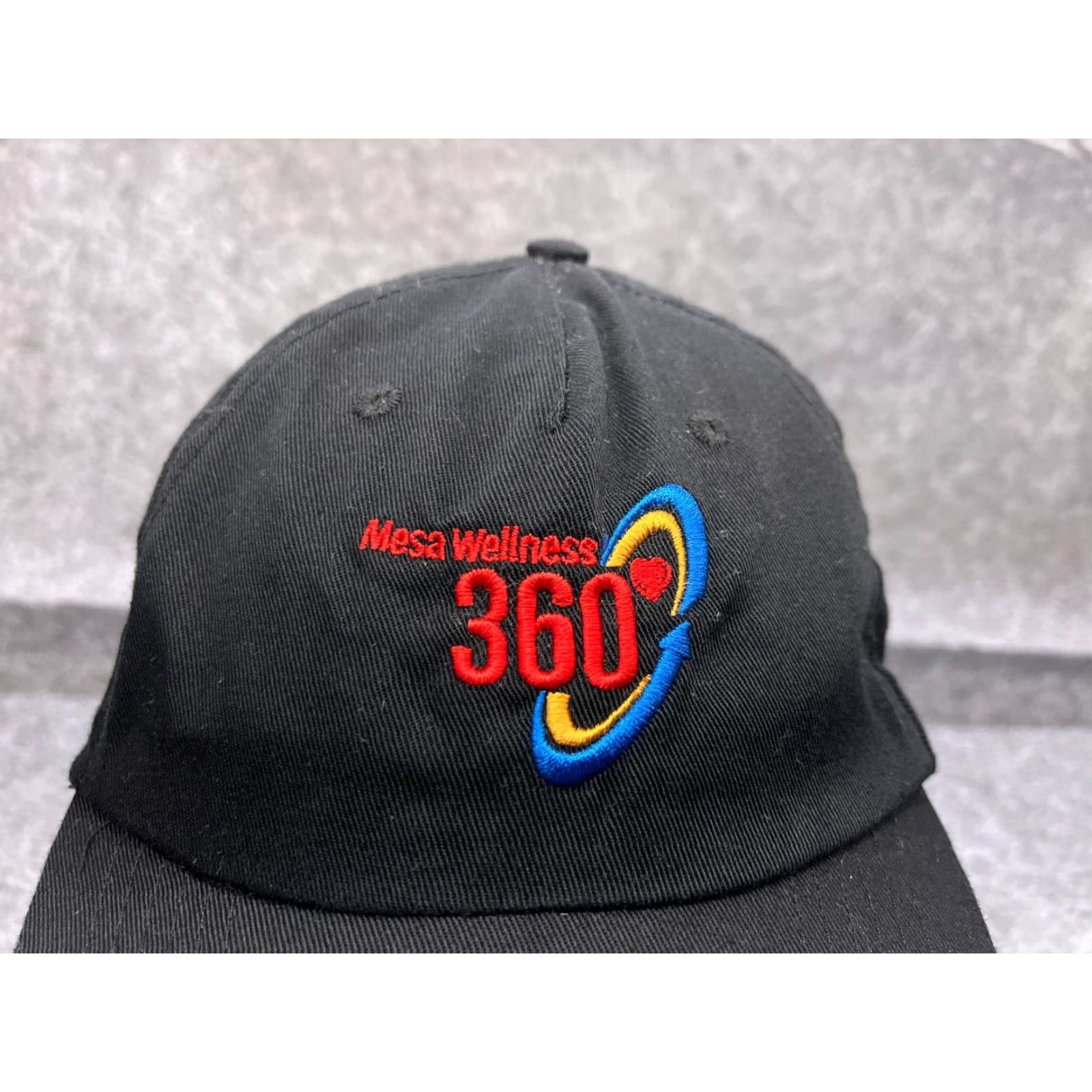 Vintage HitWear Mesa Wellness 360 Hat Cap Strap Back Adult One Size Black 100% Polyester Baseball Cap Logo Size ONE SIZE - 2 Thumbnail