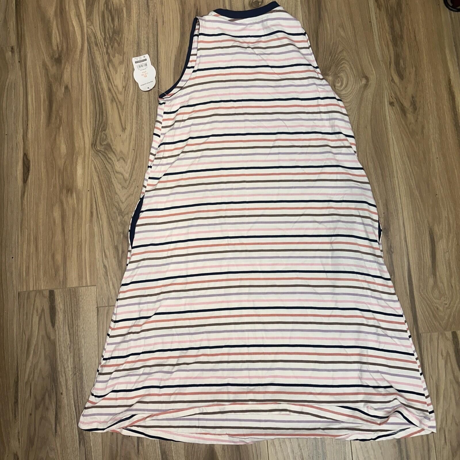 Other NWT XL/14 Wonder Nation Striped Sleeveless Dress w/Pockets Size XXL / US 16-18 / IT 52-54 - 6 Thumbnail