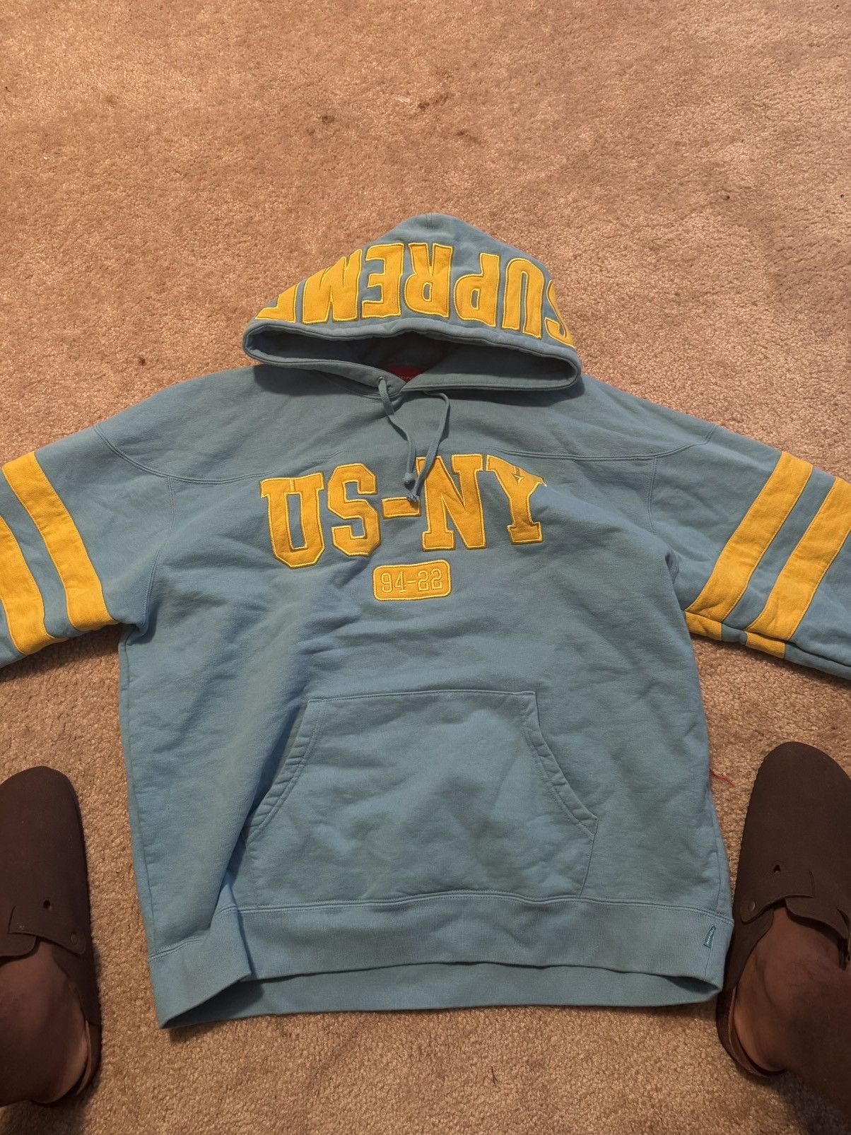 Supreme Supreme US-NY Hooded Sweatshirt Size US XL / EU 56 / 4 - 1 Thumbnail