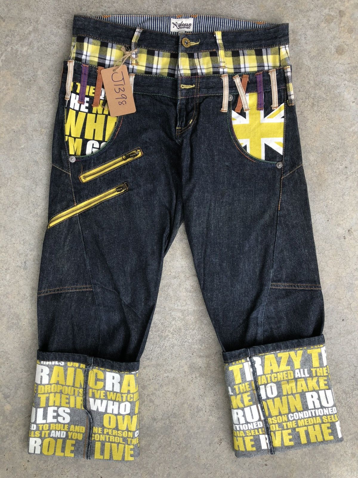 Hysteric Glamour Nylaus Double Waist Distressed Jeans Size US 32 / EU 48 - 13 Thumbnail