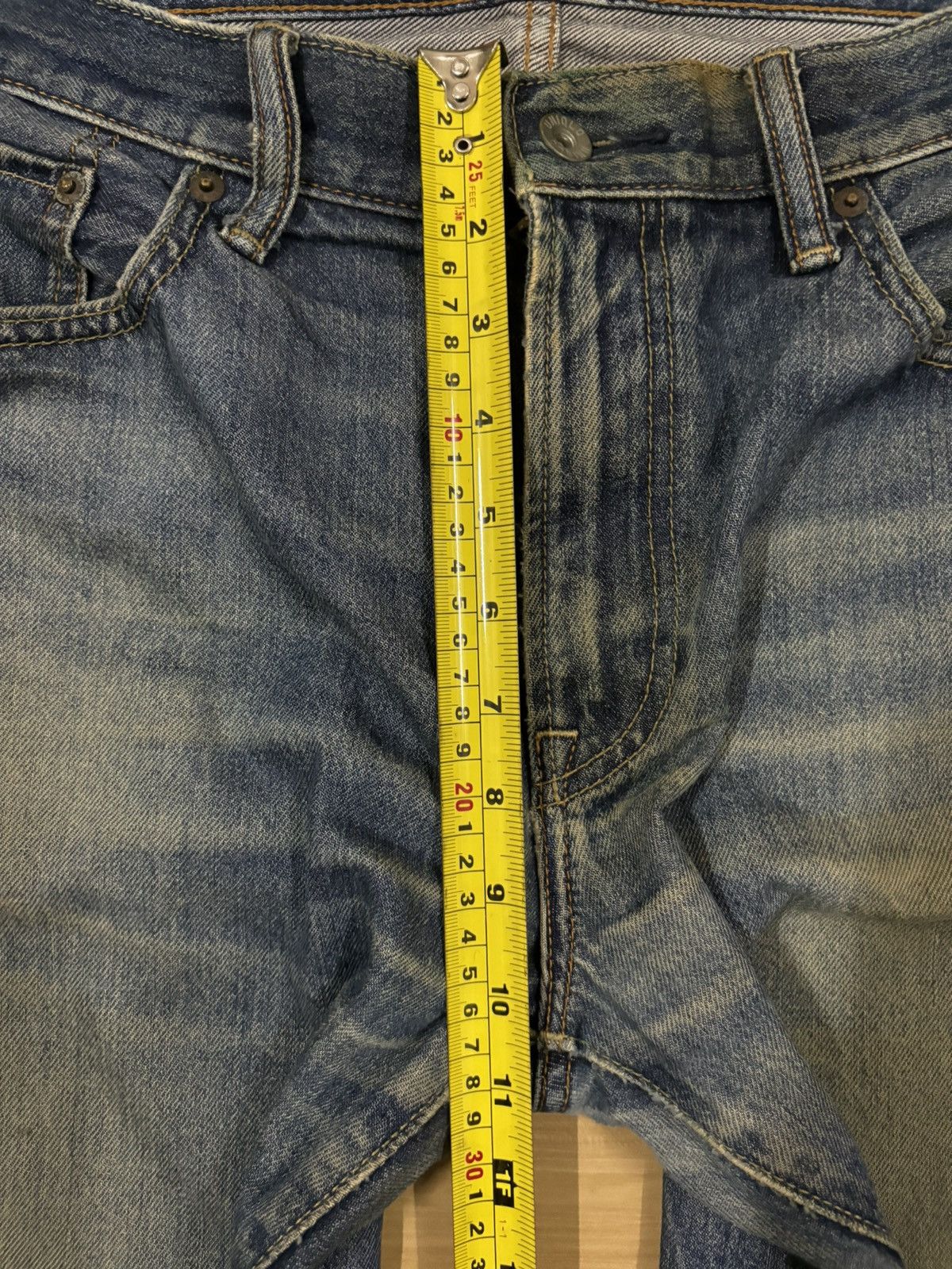 Jun Takahashi Vintage Y2K Uniqlo Dirt Mud Wash Loose Fit Jeans Size US 34 / EU 50 - 17 Thumbnail