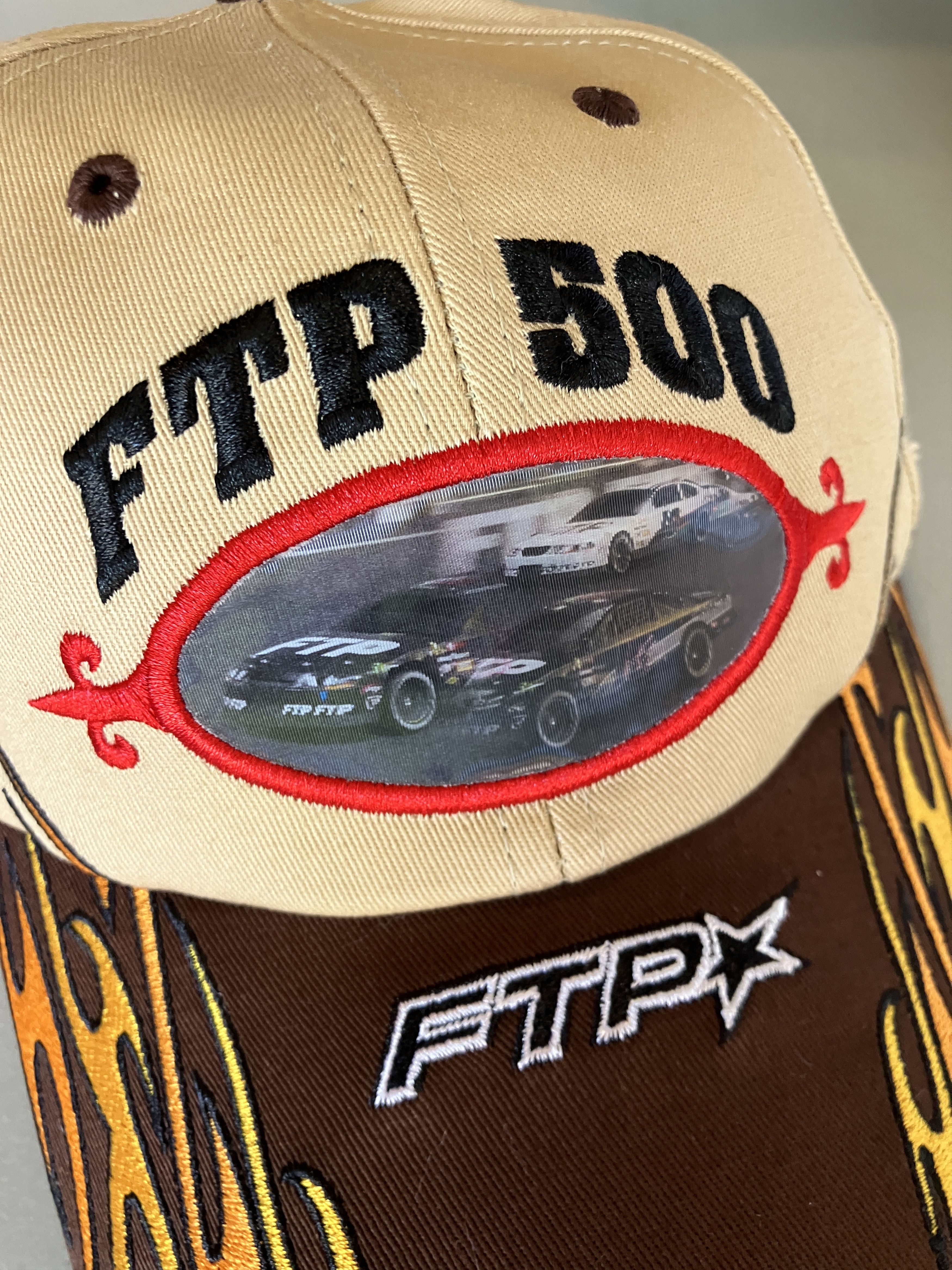 Fuck The Population FTP Raceway 6-Panel Hat - Khaki Size ONE SIZE - 2 Thumbnail