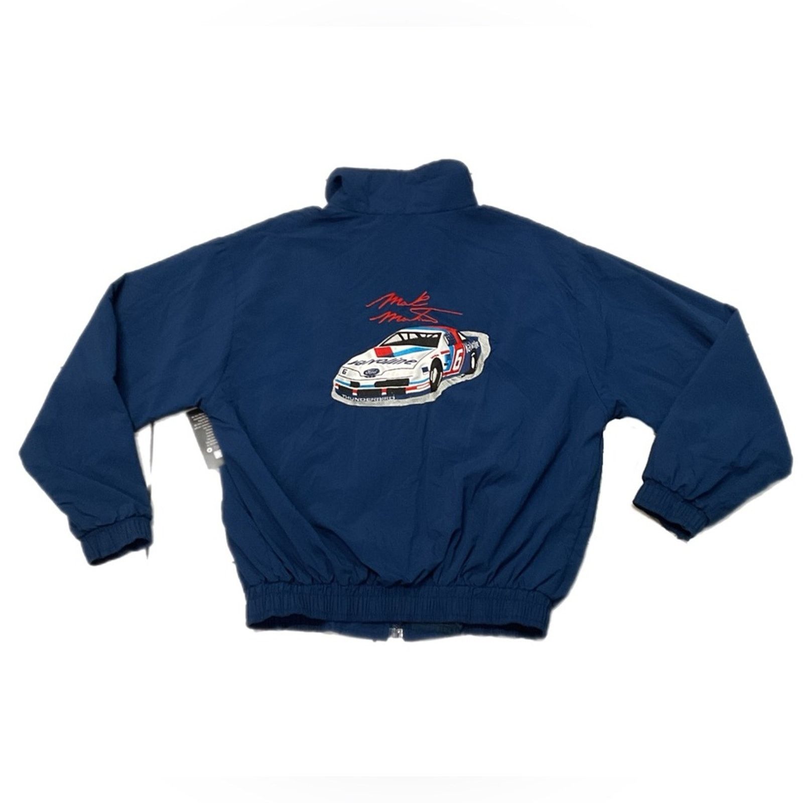 Vintage Vintage Mark Martin Valvoline Racing Blue Jacket Size US L / EU 52-54 / 3 - 2 Thumbnail