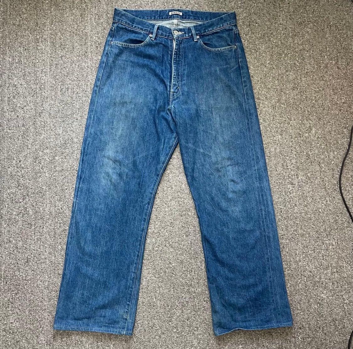 Auralee Auralee SELVEDGE LIGHT DENIM PANTS size 4 Size US 32 / EU 48 - 2 Thumbnail