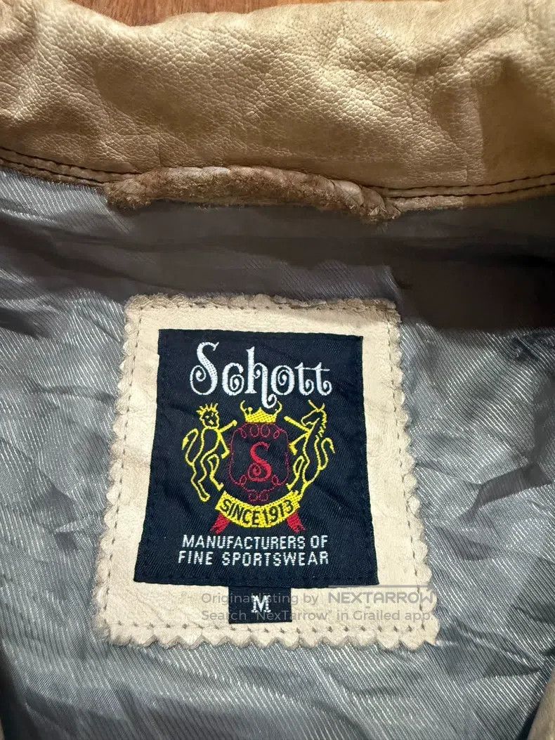 Schott Schott Western leather shirt Size US M / EU 48-50 / 2 - 4 Thumbnail