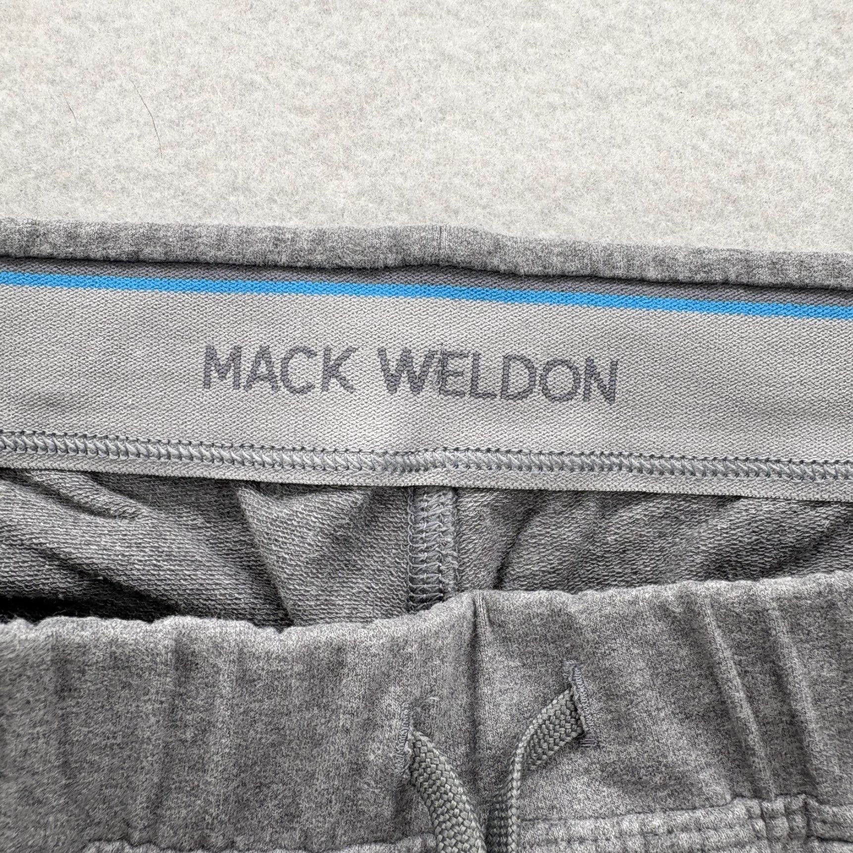 Vintage Mack Weldon Pants Mens Small Tall Gray Knit Joggers Sweatpants Lounge Gym Casual Size US 29 - 4 Thumbnail