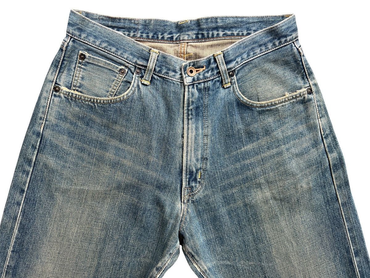 Edwin Vintage Edwin 505 Distressed Mudwash Selvedge Denim 32x30 Size US 32 / EU 48 - 7 Thumbnail