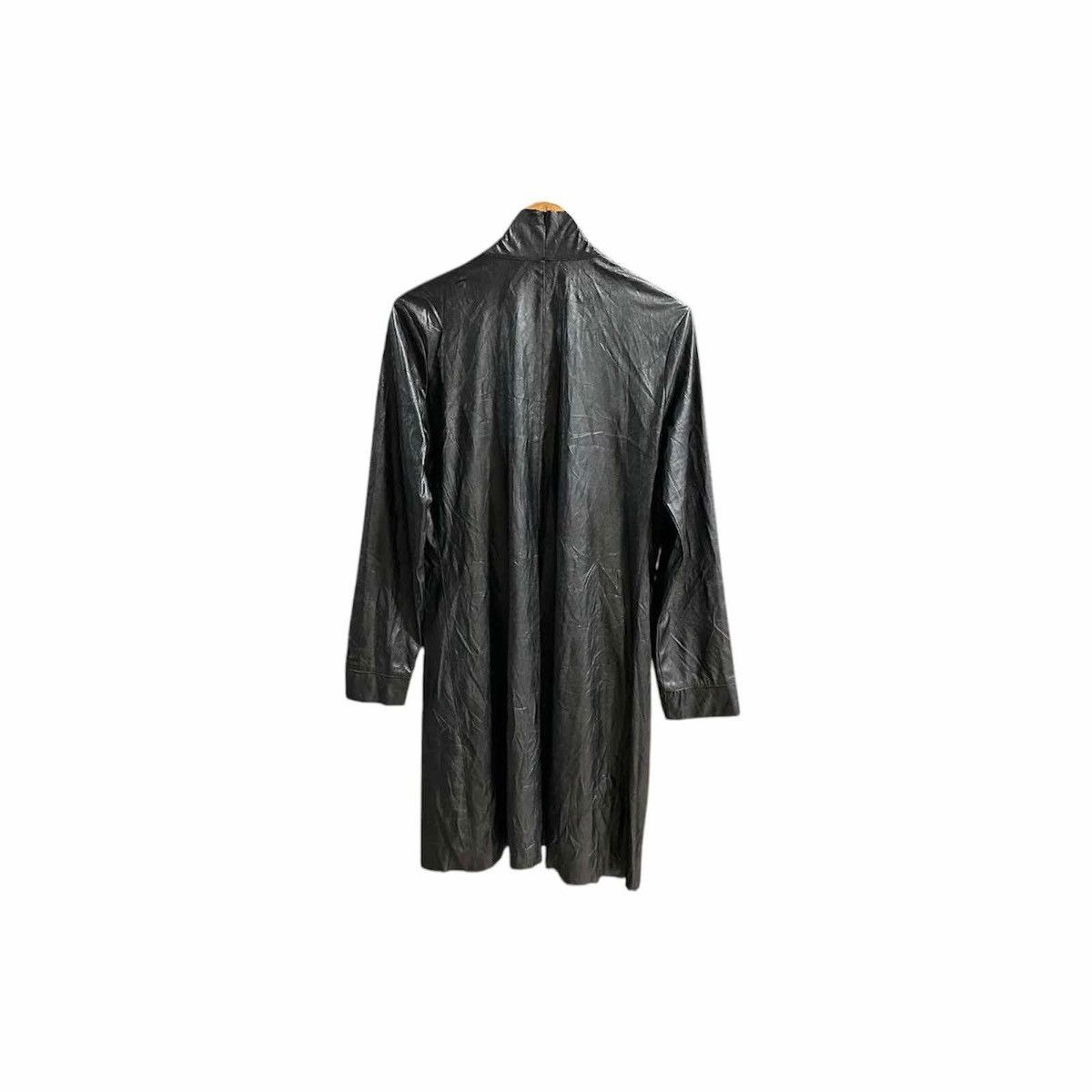 14th Addiction × Japanese Brand × Le Grande Bleu (L.G.B.) 🔥Vintage Italian Faux Leather Long Coat Made In Italy Size US XL / EU 56 / 4 - 3 Thumbnail