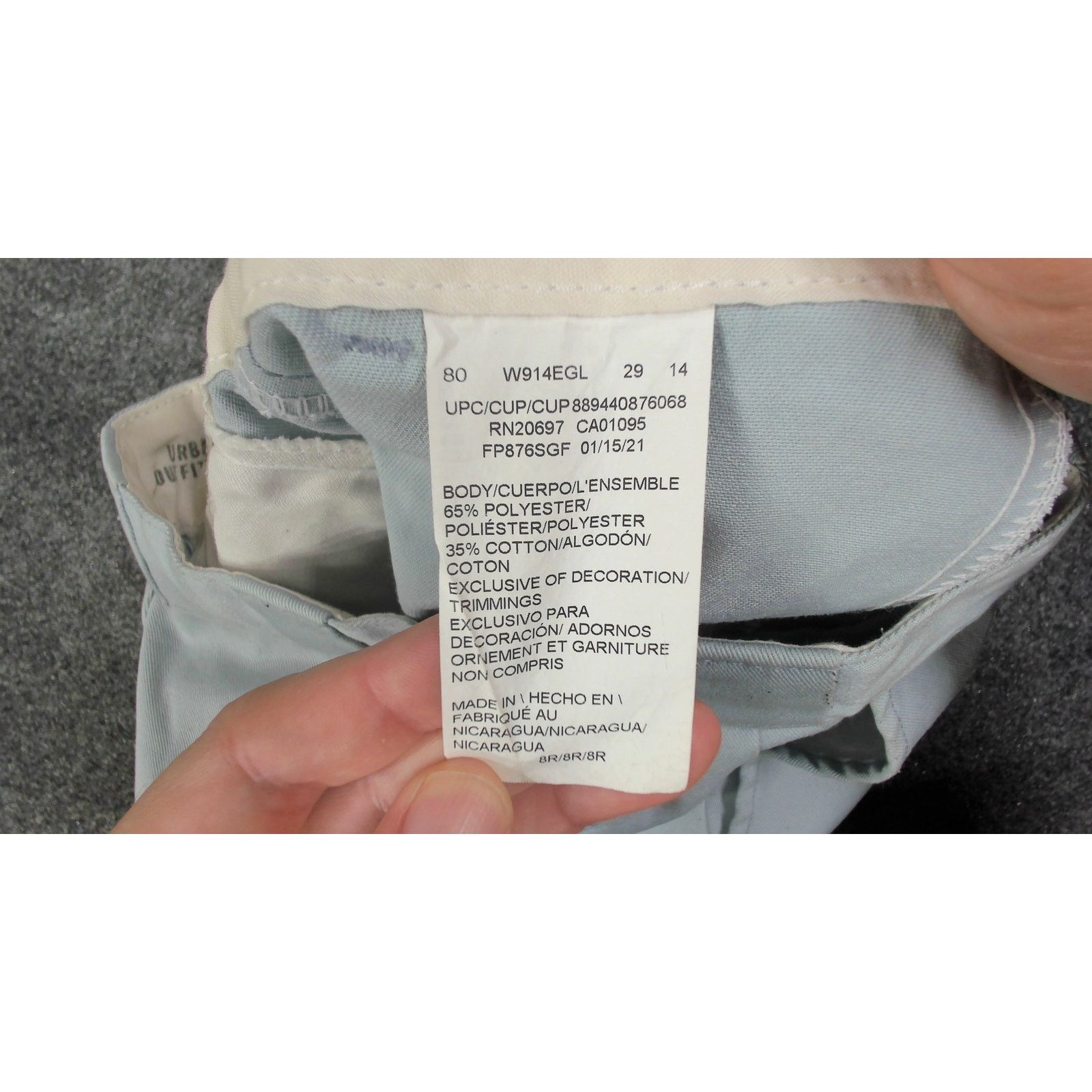 Dickies Urban Outfitters x Dickies Baby Blue Skater Pants W31 Size 31" - 7 Thumbnail