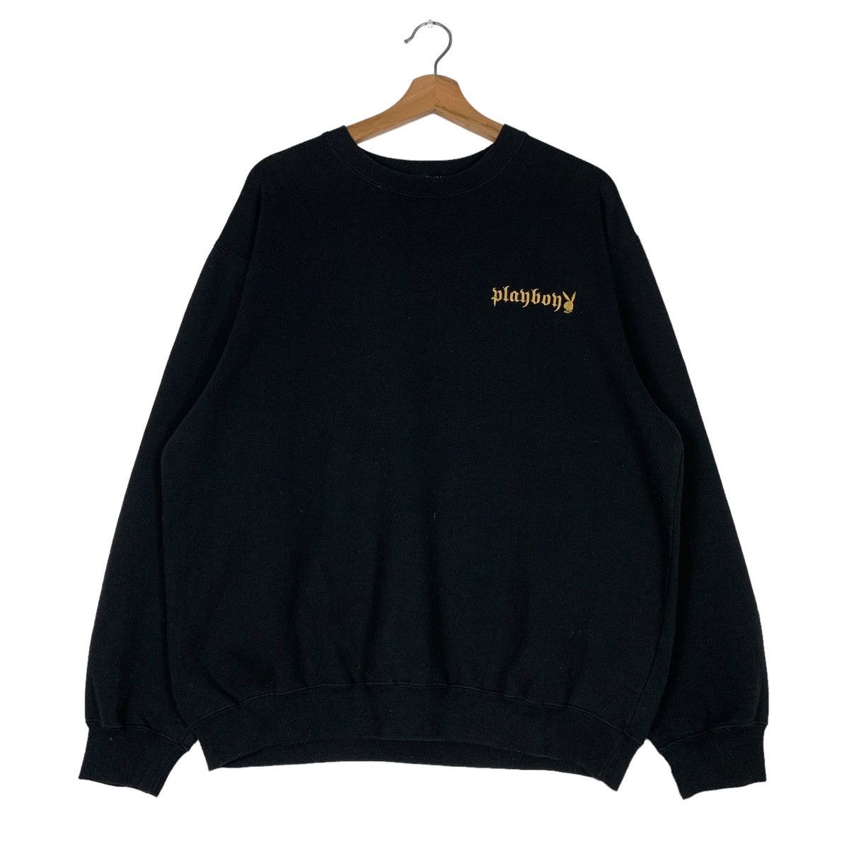 Playboy PLAYBOY Embroidery Big Logo Sweatshirts #0790-C36 Size US L / EU 52-54 / 3 - 3 Thumbnail