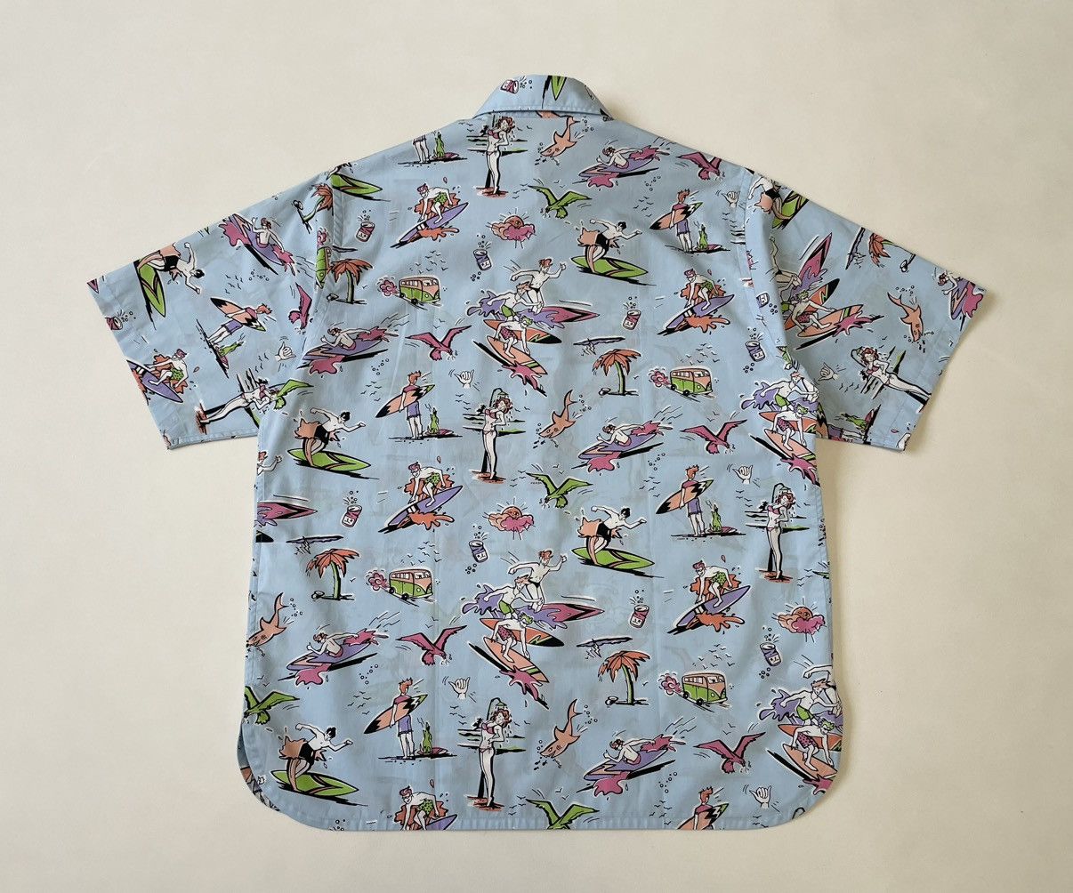 Prada S/S 12 ‘Surf’ Print Short Sleeve Shirt Size US L / EU 52-54 / 3 - 15 Thumbnail