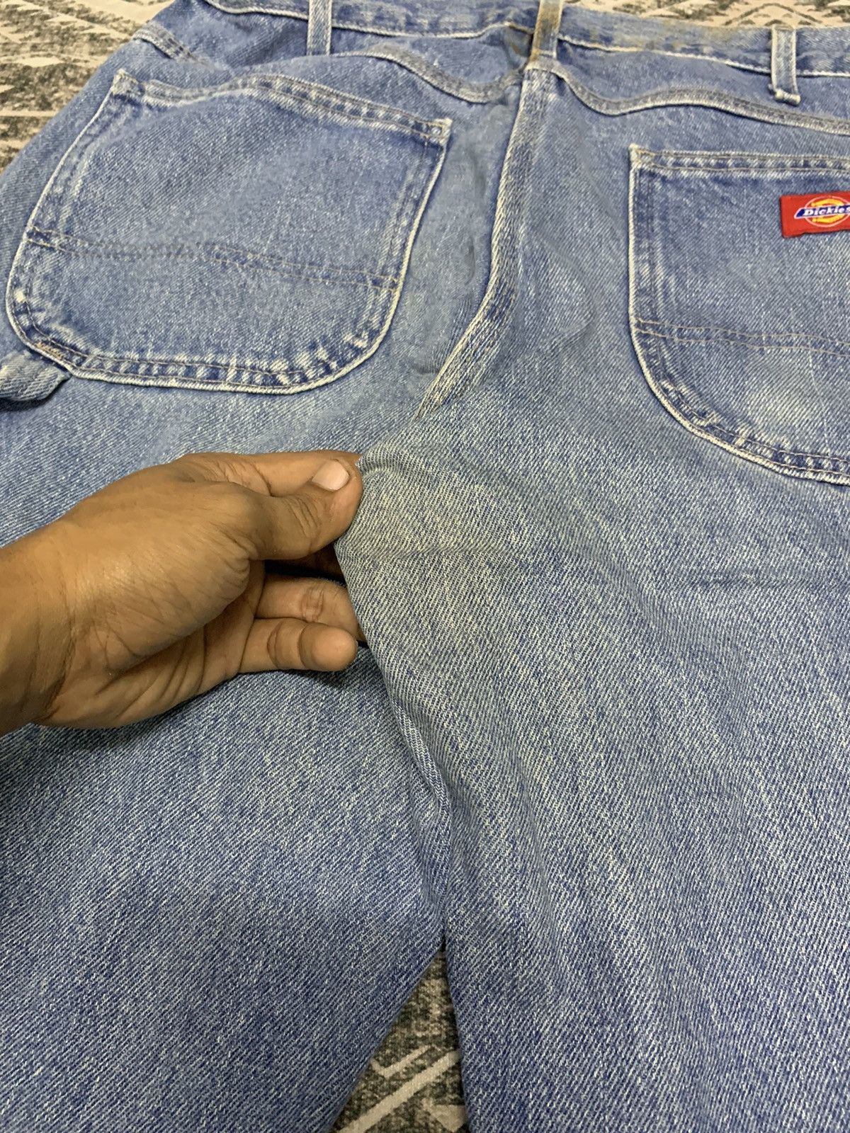 Dickies 90s OG DICKIES CARPENTER DENIM JEANS Size US 33 - 10 Thumbnail