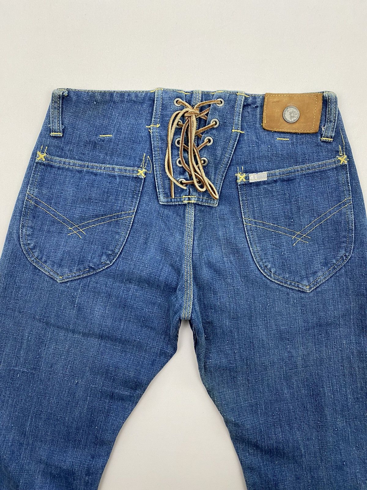 Sugar Cane Mihara Yasuhiro X Sugar Cane Selvedge Hybrid Flare Denim Size US 30 / EU 46 - 8 Thumbnail