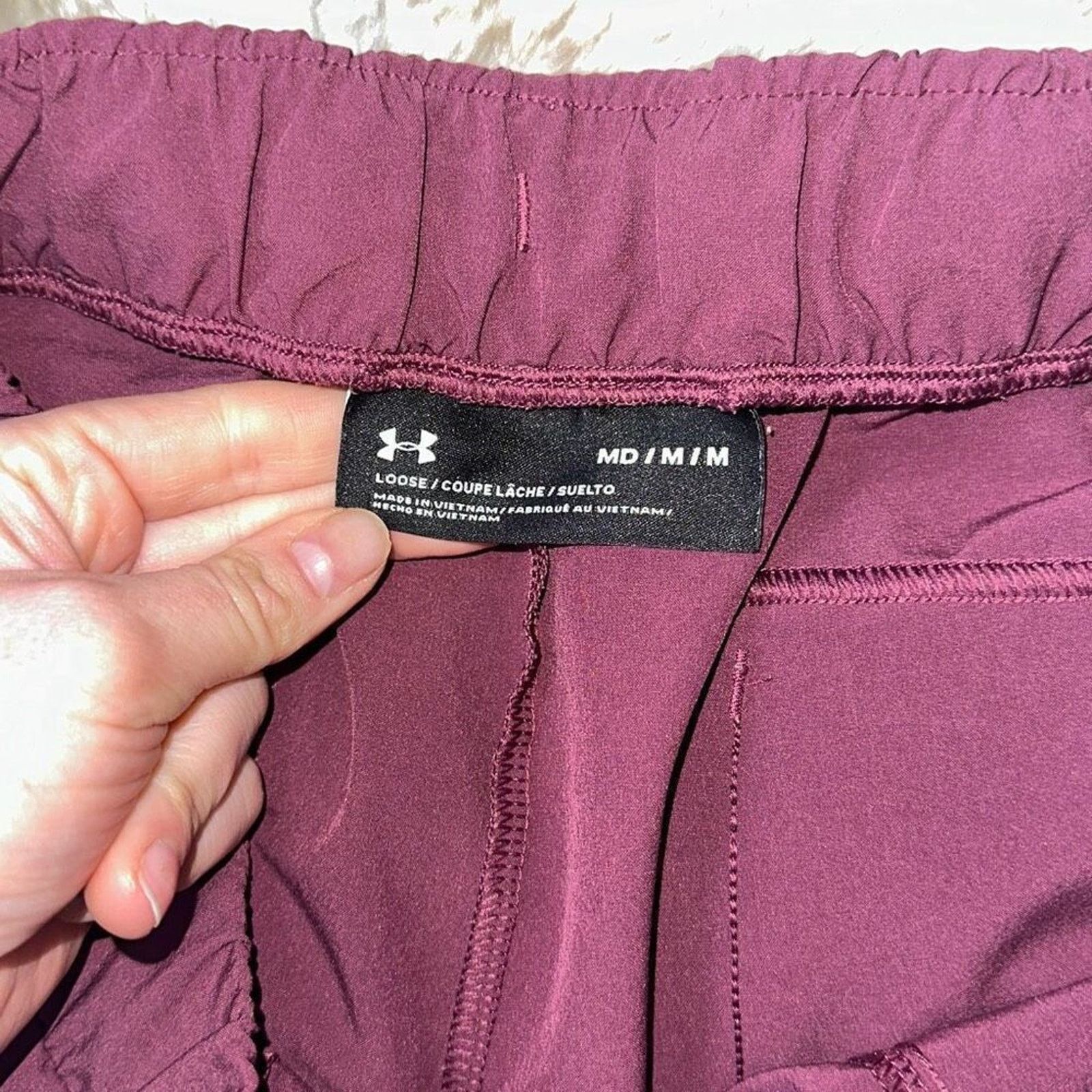 Under Armour Under Armour Maroon Straight Leg Pants | Sz M Size 30" / US 8 / IT 44 - 4 Thumbnail
