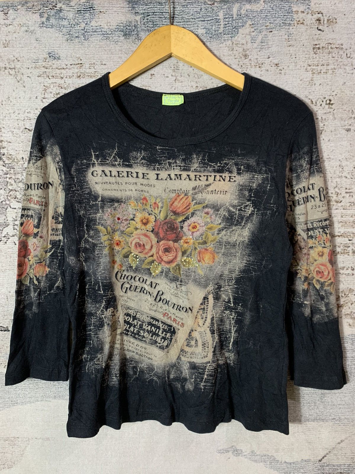 Japanese Brand × Vintage Japanese Fornia Over Printed Mesh Long sleeve Size US S / EU 44-46 / 1 - 1 Thumbnail