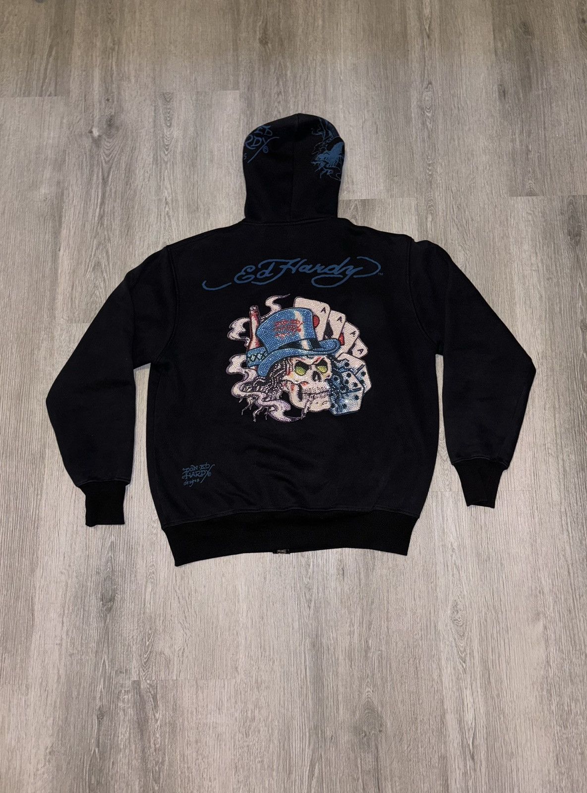 Ed Hardy Ed Hardy Vintage Zip Up Hoodie Size US L / EU 52-54 / 3 - 5 Thumbnail
