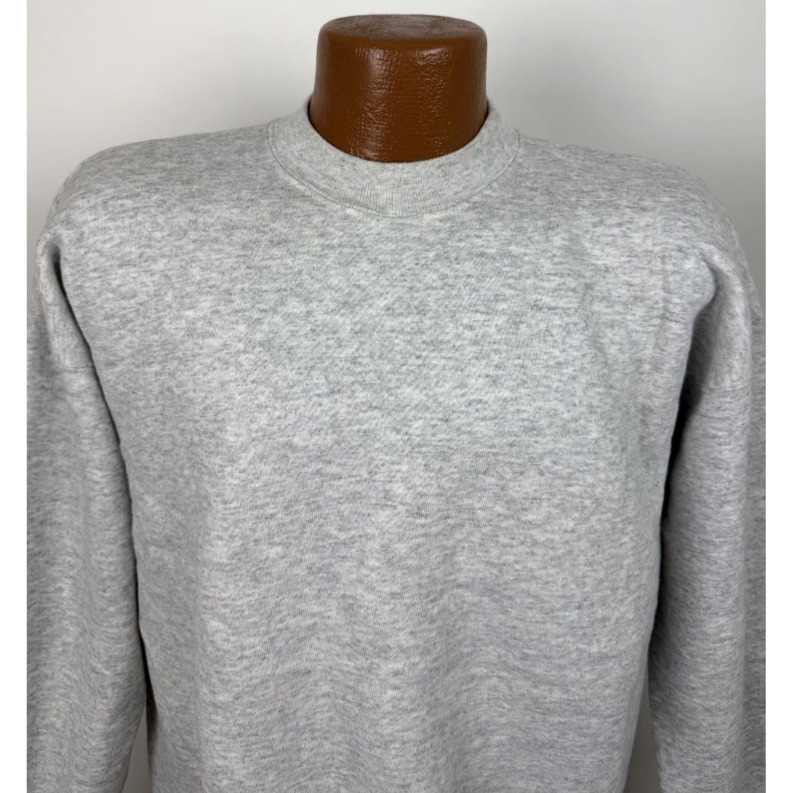 Hanes VINTAGE Hanes Sweatshirt Adult XL Gray Heather Crew Neck Pullover, Regular Fit, Cotton Blend, 90s Dad Funny, Workwear, Vintage Men’s Size US XL / EU 56 / 4 - 4 Thumbnail