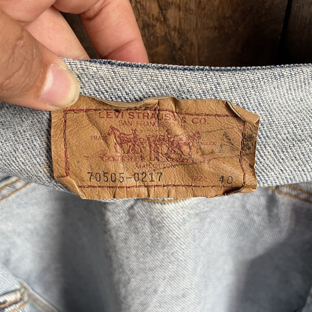 Levi's × Vintage Vintage 90’s Levis Denim Trucker Jacket Size US S / EU 44-46 / 1 - 4 Thumbnail