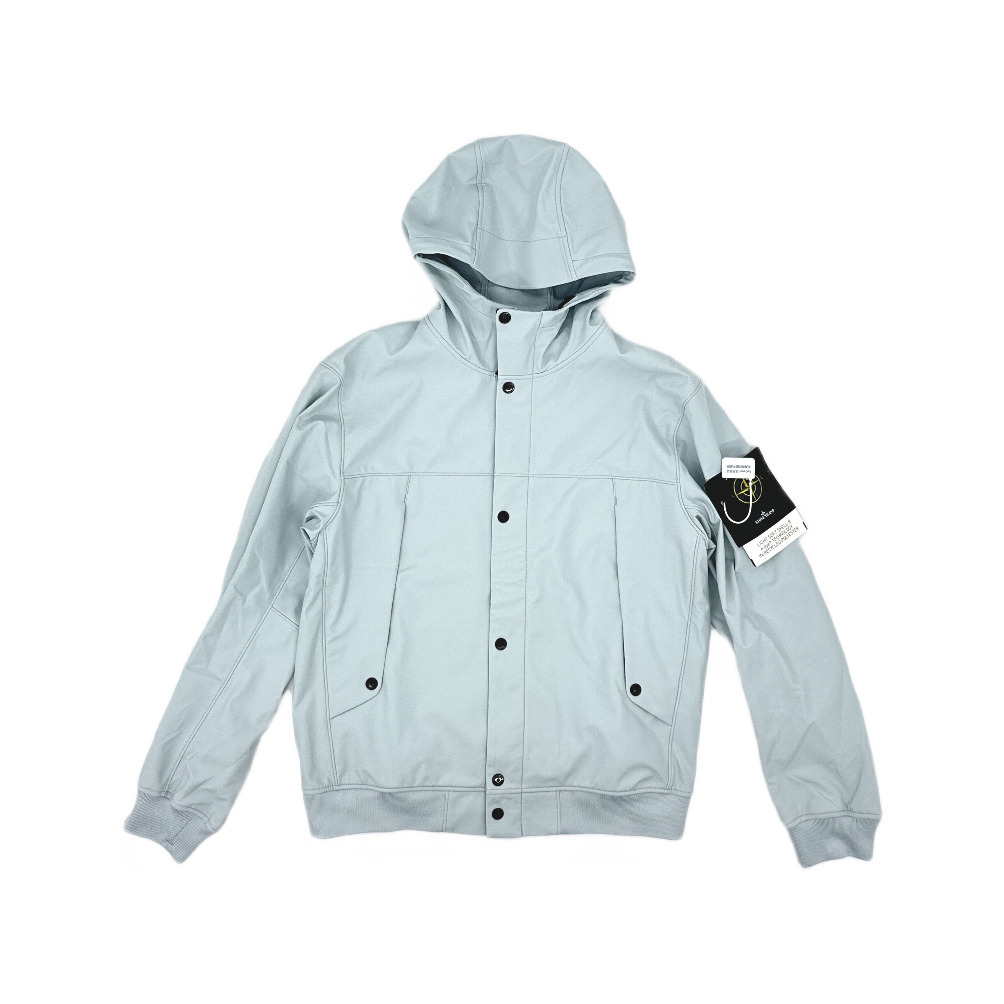 Stone Island Stone Island Light Soft Shell Hooded Jacket Size L Size US L / EU 52-54 / 3 - 1 Thumbnail