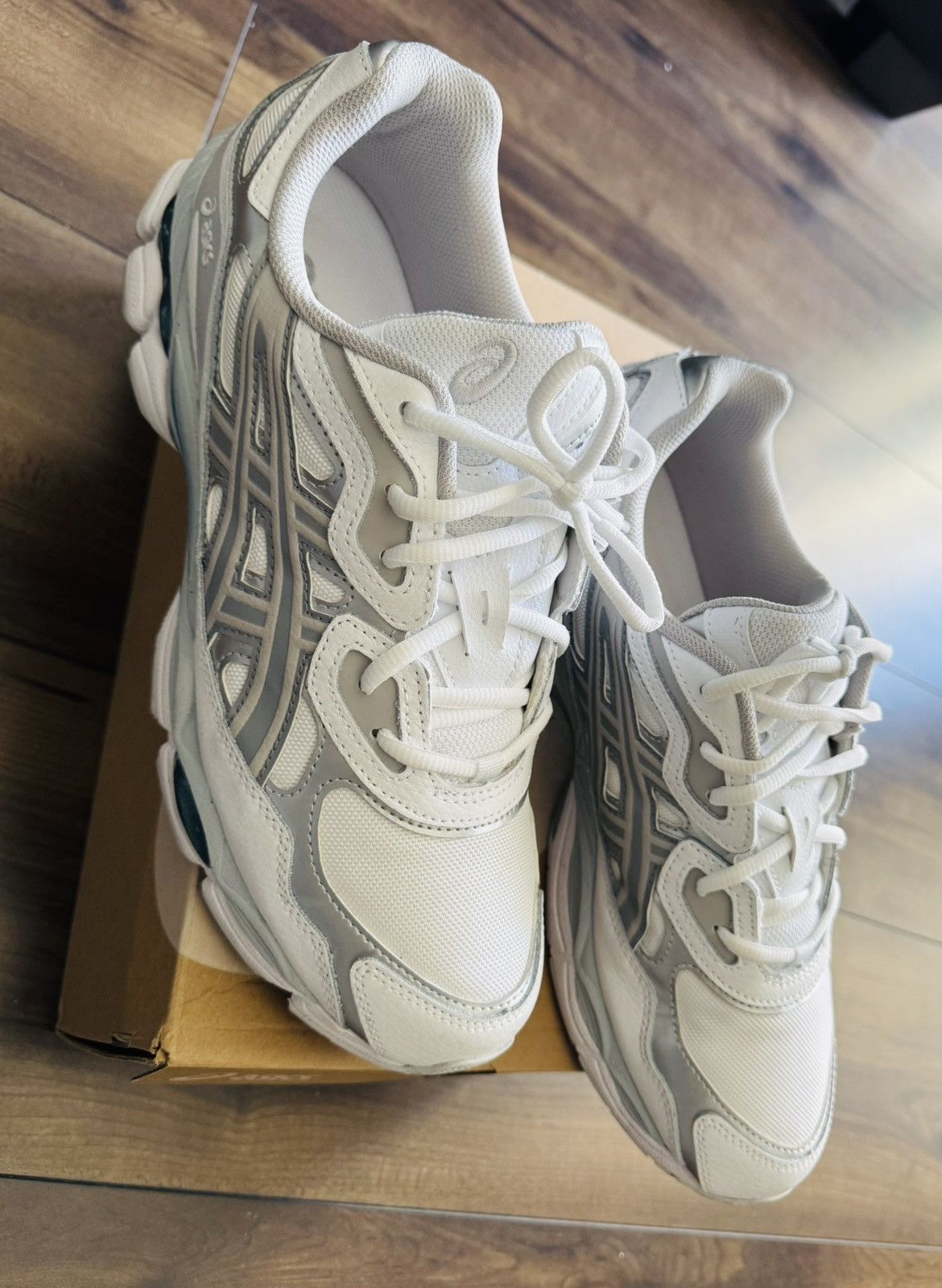 Asics Asics Gel-NYC White/Oyster Grey | Grailed