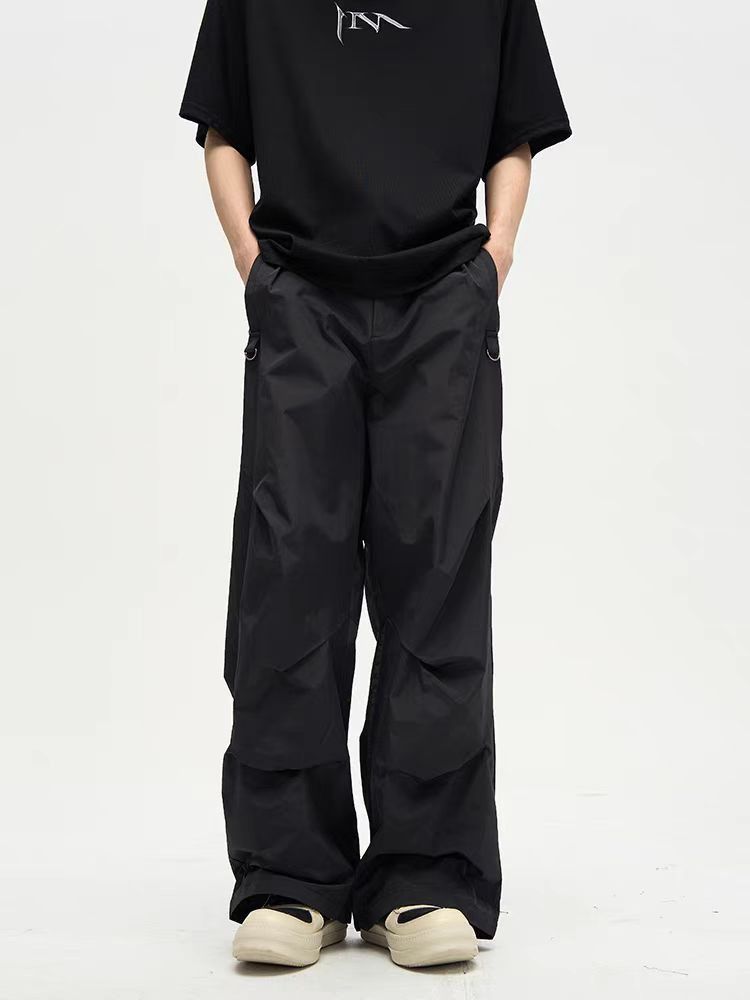 Japanese Brand × Vintage Black High Street Loose Casual Trousers Size US 30 / EU 46 - 1 Thumbnail