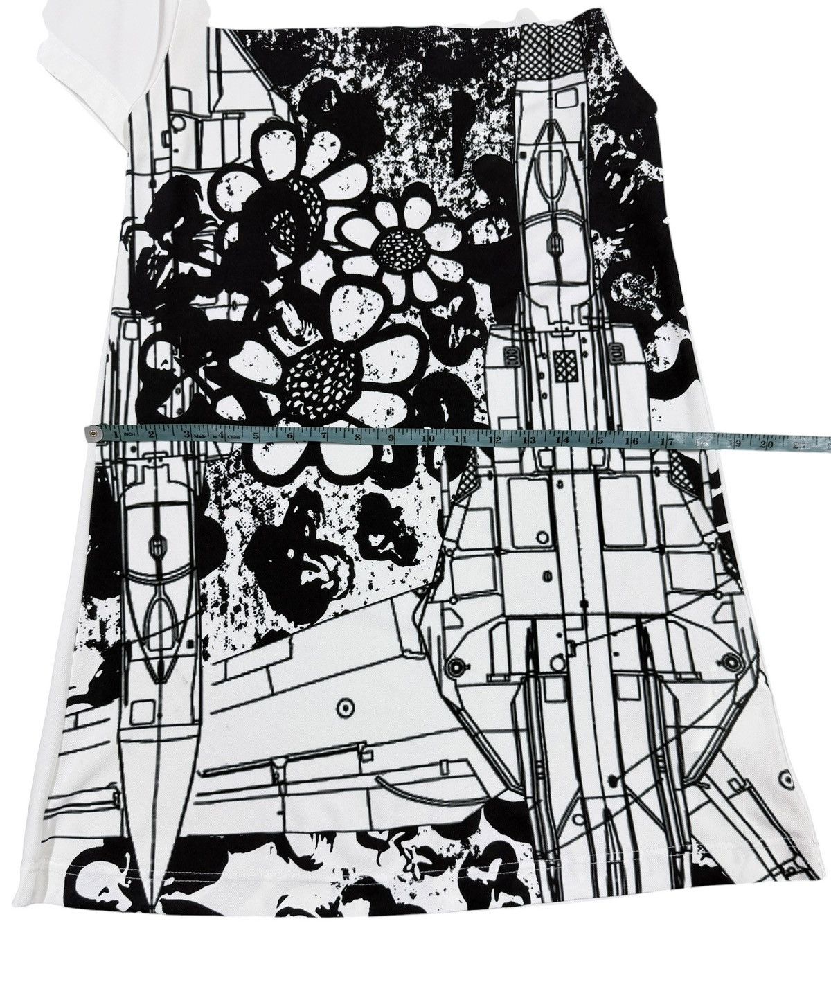 Comme des Garcons AD2017 Comme Des Garcons Graphics Print Mesh Long T-Shirt Size S / US 4 / IT 40 - 10 Thumbnail