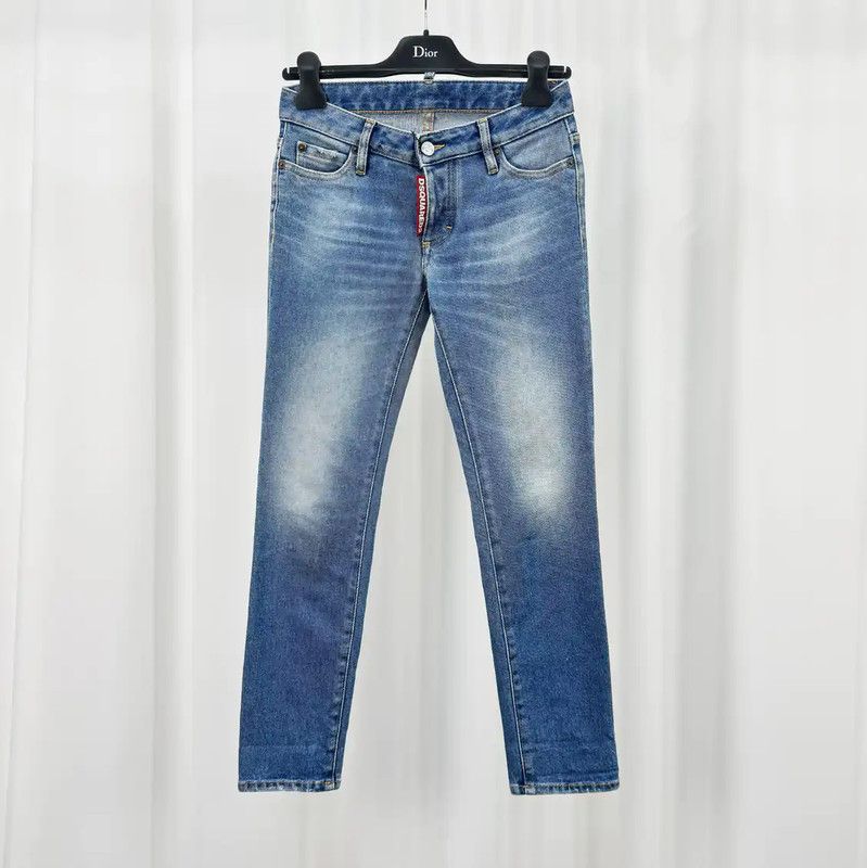 Dsquared2 DSQUARED2 Light Blue Denim Logo Jeans for Women 0089 Size 23" - 1 Thumbnail