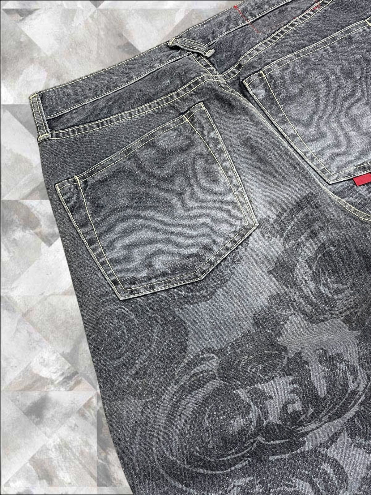 Hysteric Glamour Vintage Japan Designer BYEMRT.Paris Art Flower Short Denim Size US 28 / EU 44 - 11 Thumbnail