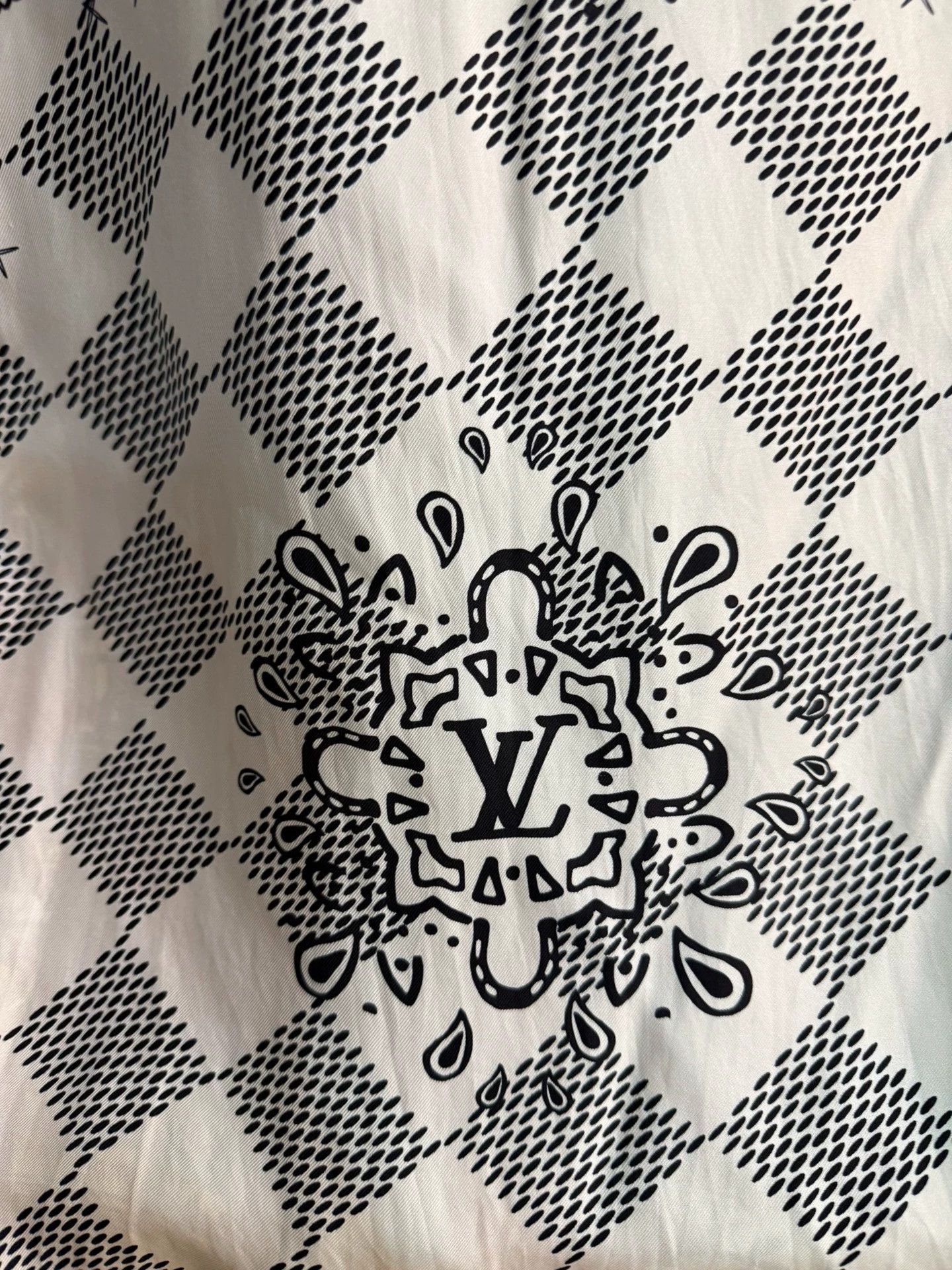 Louis Vuitton LV Colorblocked Damier x Monogram Rose Silk Shirt M Size US M / EU 48-50 / 2 - 3 Thumbnail
