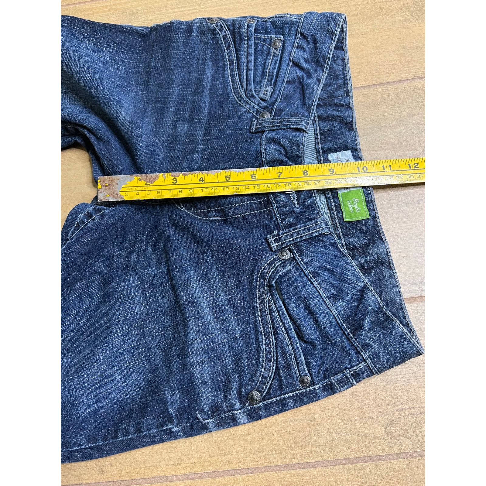 Aeropostale Y2K Aeropostale Bayla Skinny Denim Sz 7/8 Reg Low Rise Size 30" / US 8 / IT 44 - 10 Thumbnail